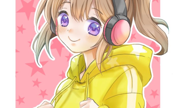 音楽が好きな女の子
