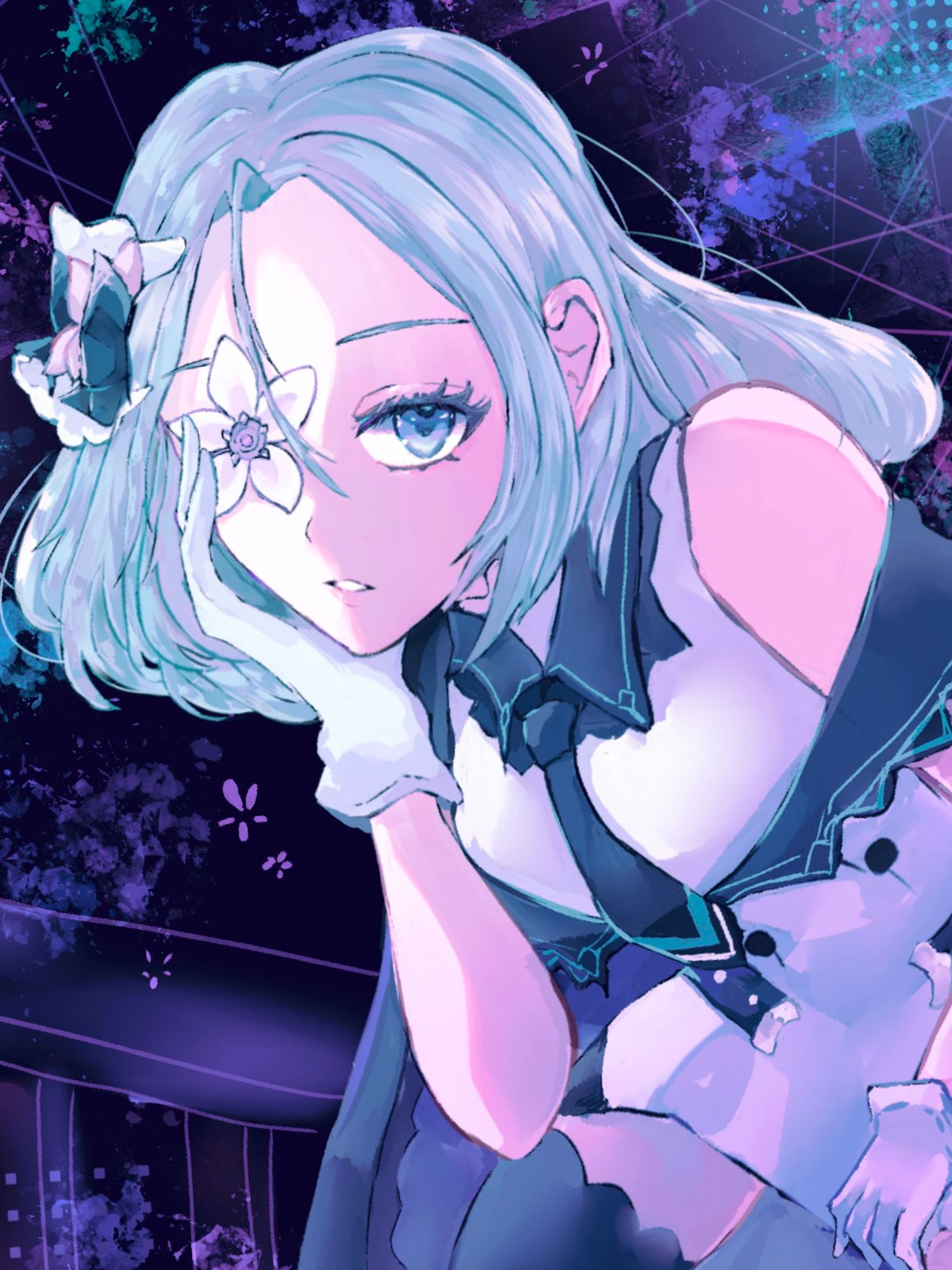 FA／Arcaea／Asairi Mizuki様 ご依頼イラスト-1