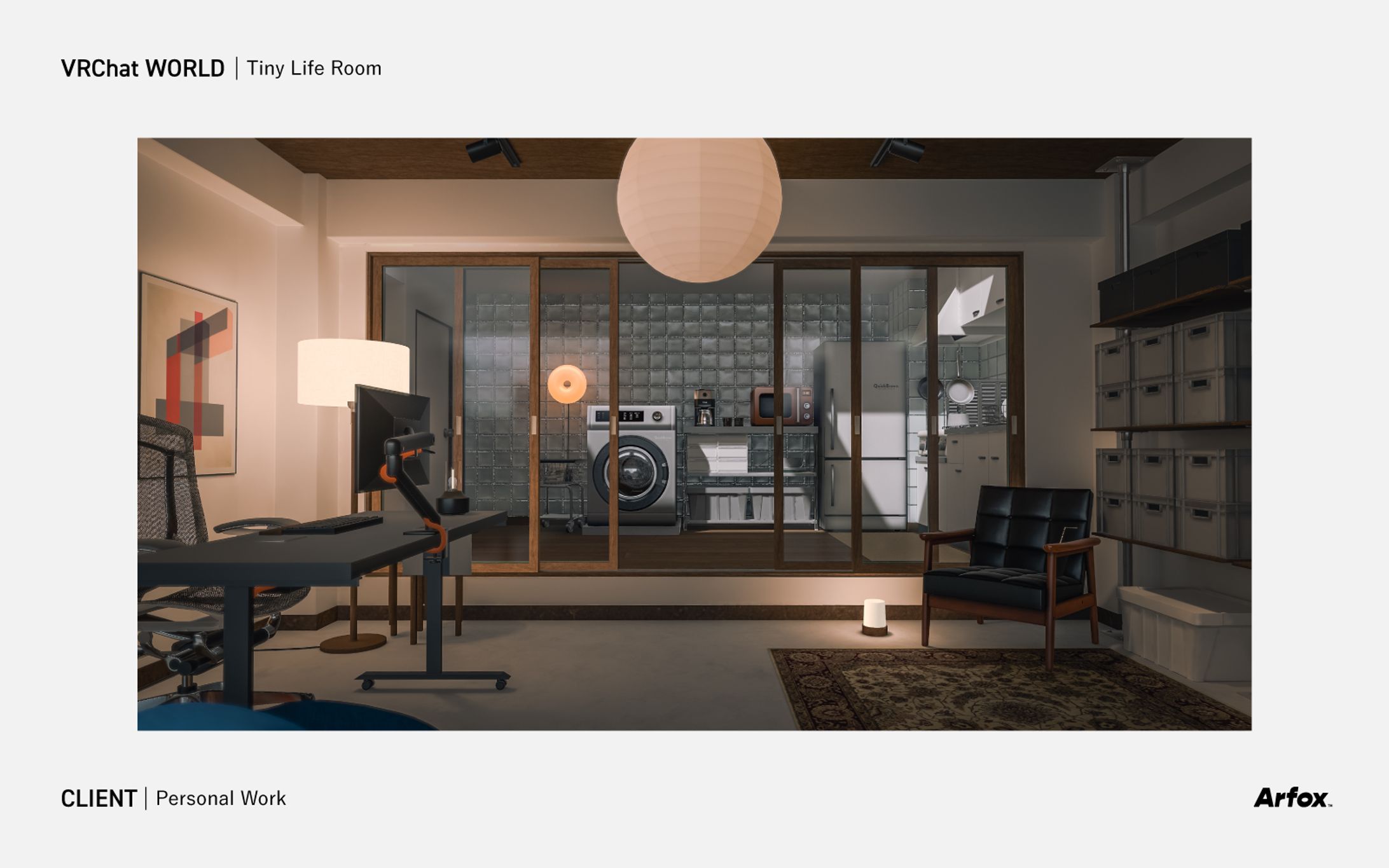 【VRChatワールド】TinyLifeRoom-1