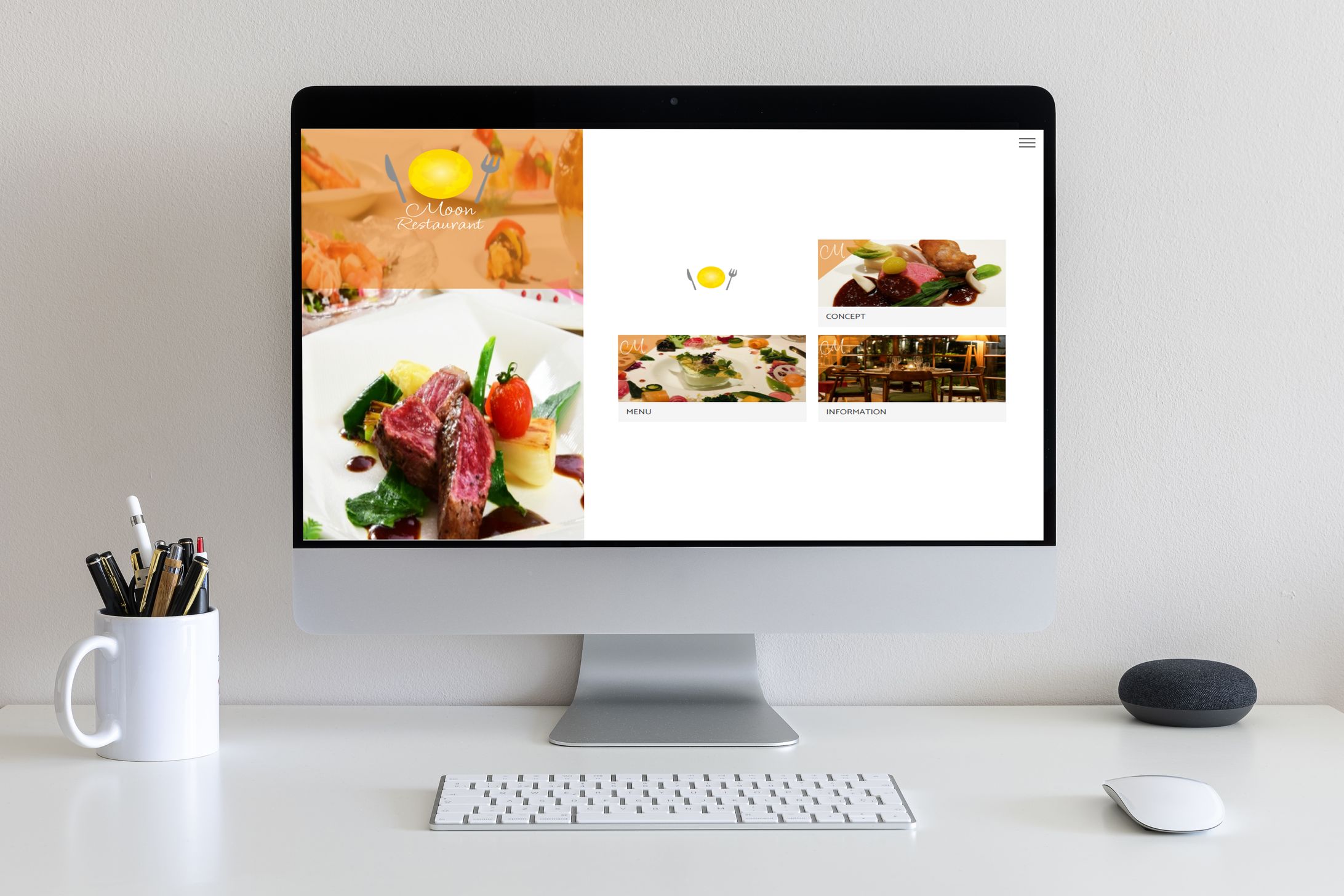 MoonRestaurant｜月明かりをテーマにしたレストランサイト-1