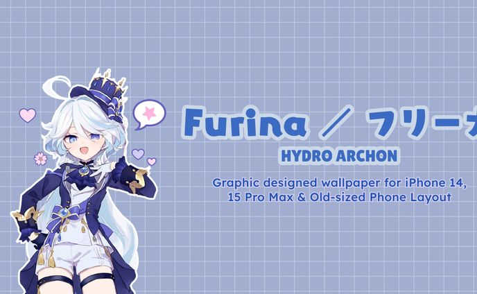 💧 Furina Wallpaper UI Design