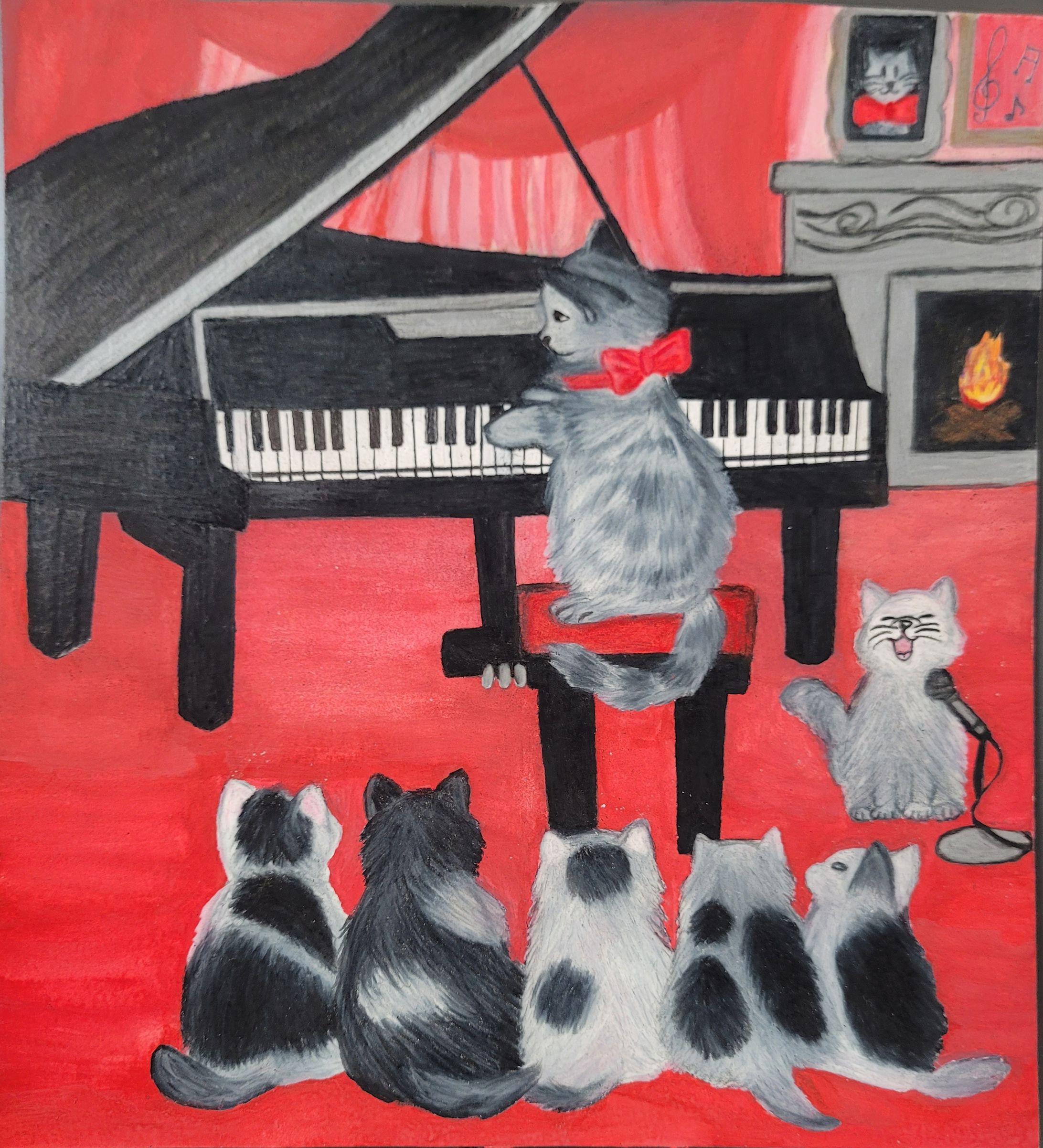 Cat Piano Concert-1