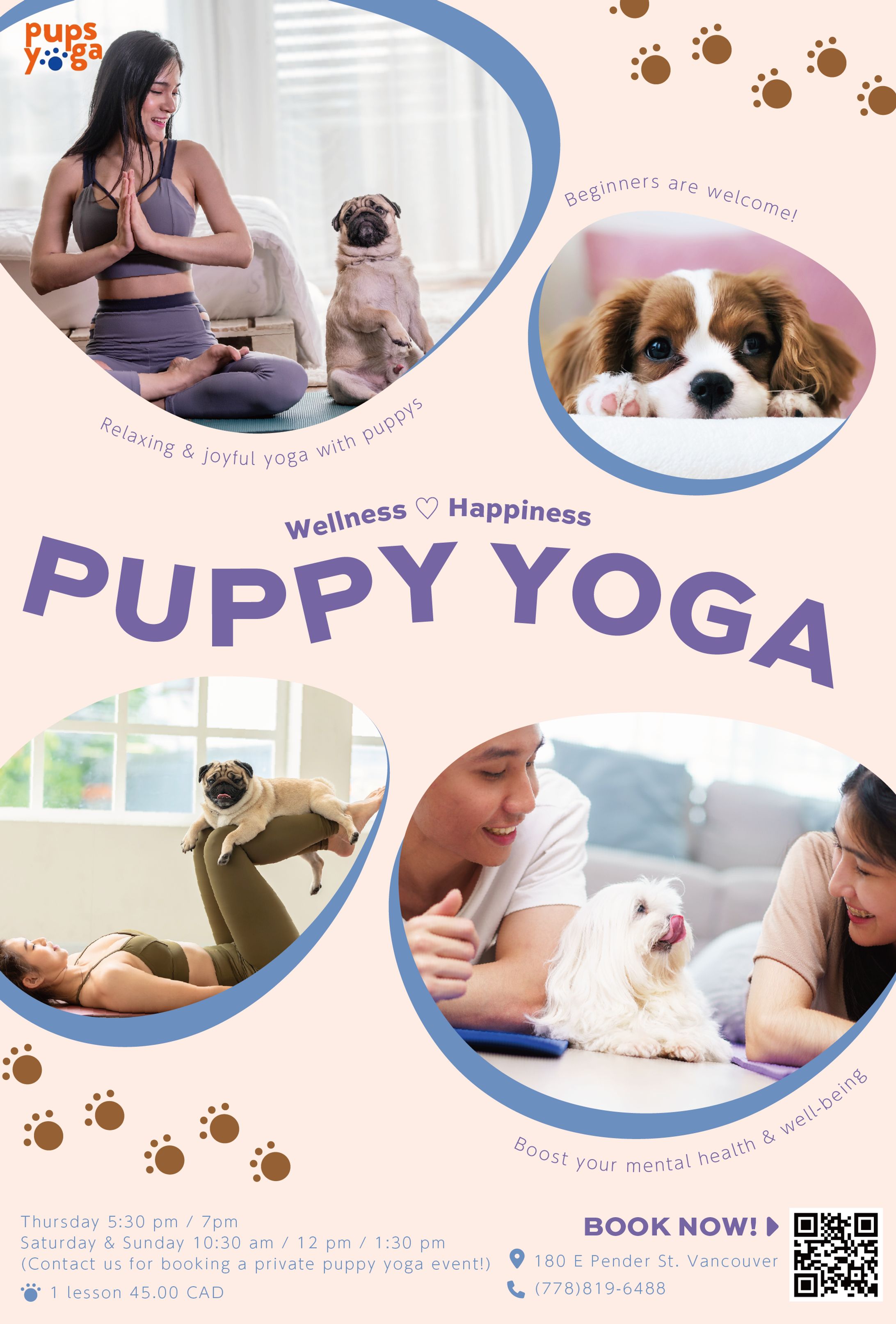 Puppy yoga poster-1