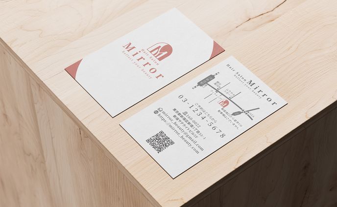 美容院ショップカード