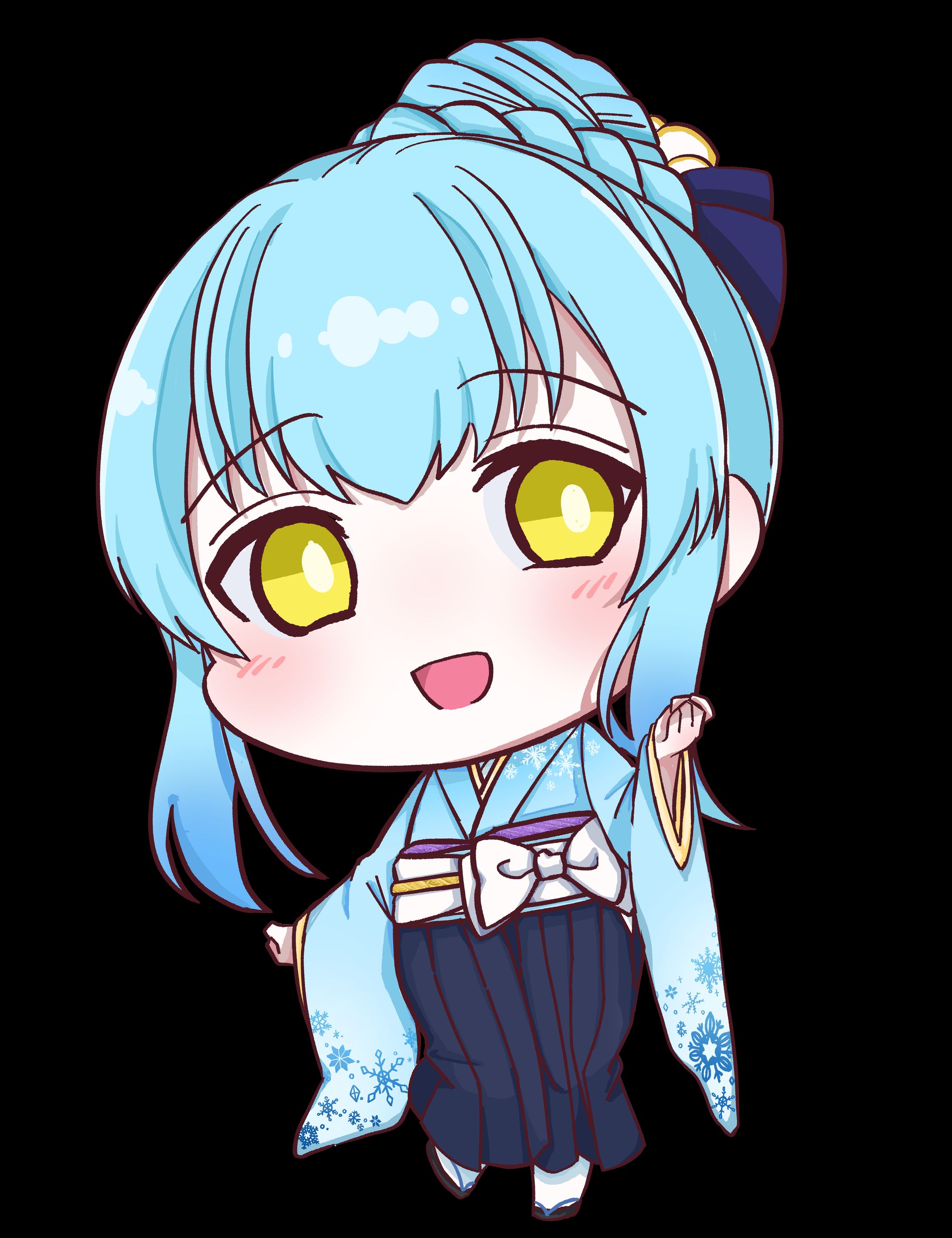 雪街聖奈様依頼簡易ミニキャラ立ち絵-1