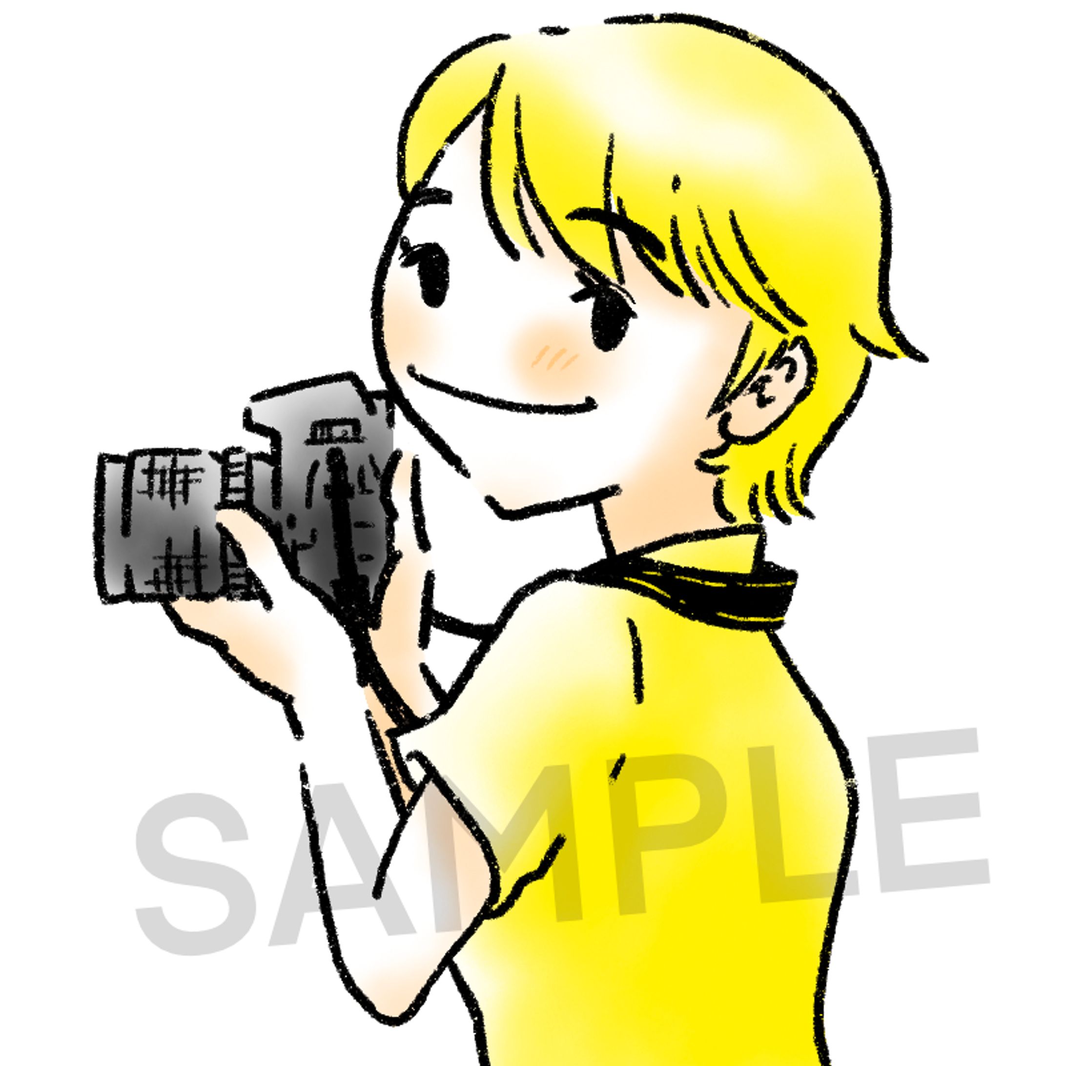 似顔絵イラスト｜箱山康子さま-1
