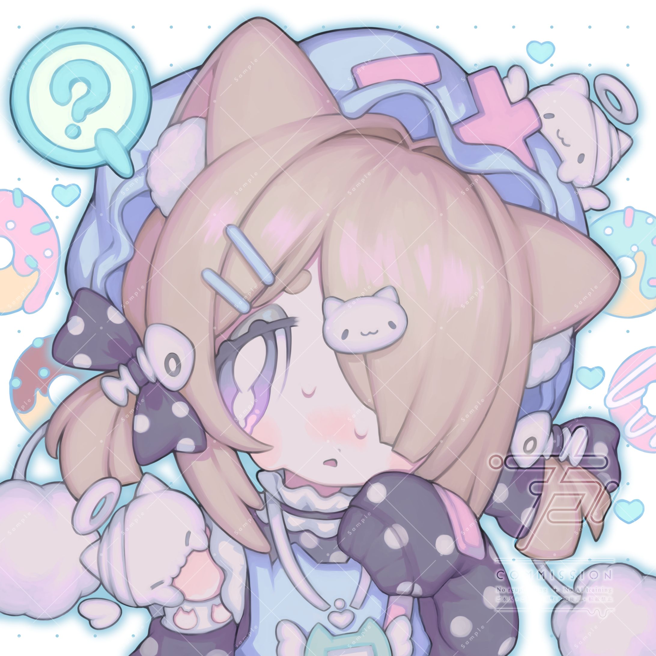 🐈🐾🍩 - 個人様ご依頼イラスト(2026)-1