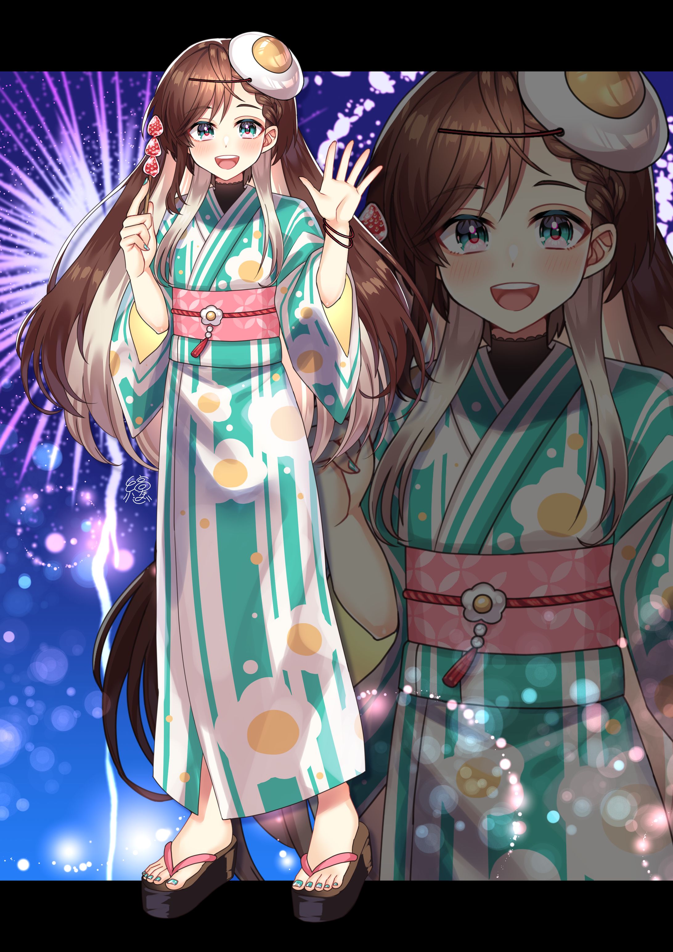オリジナル：浴衣立ち絵2023-1