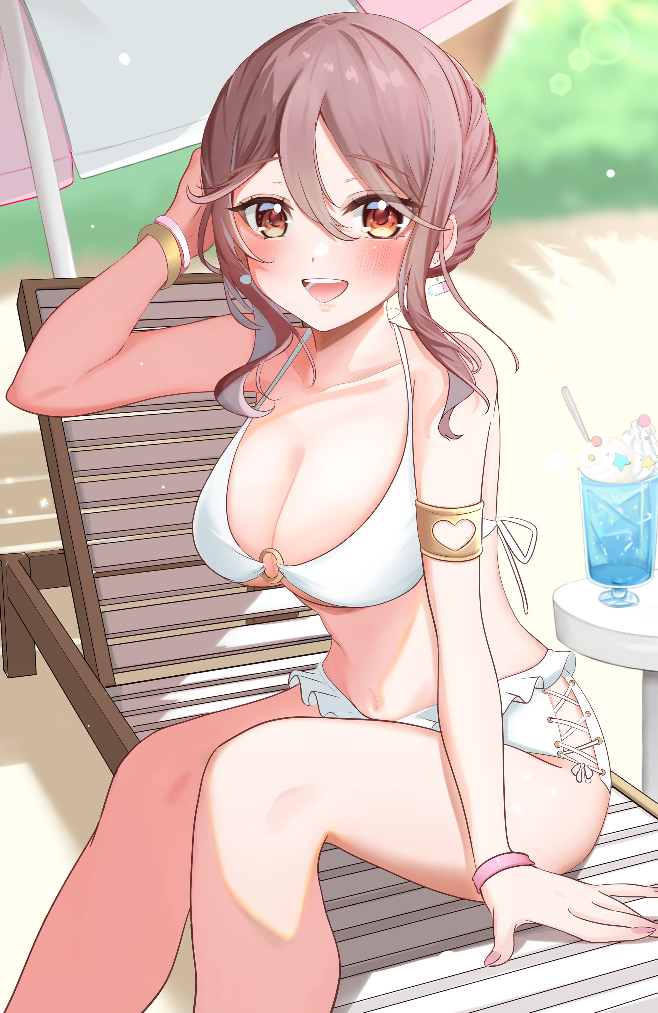 IRIAMライバー　菊白ことの様グッズ用イラスト-1