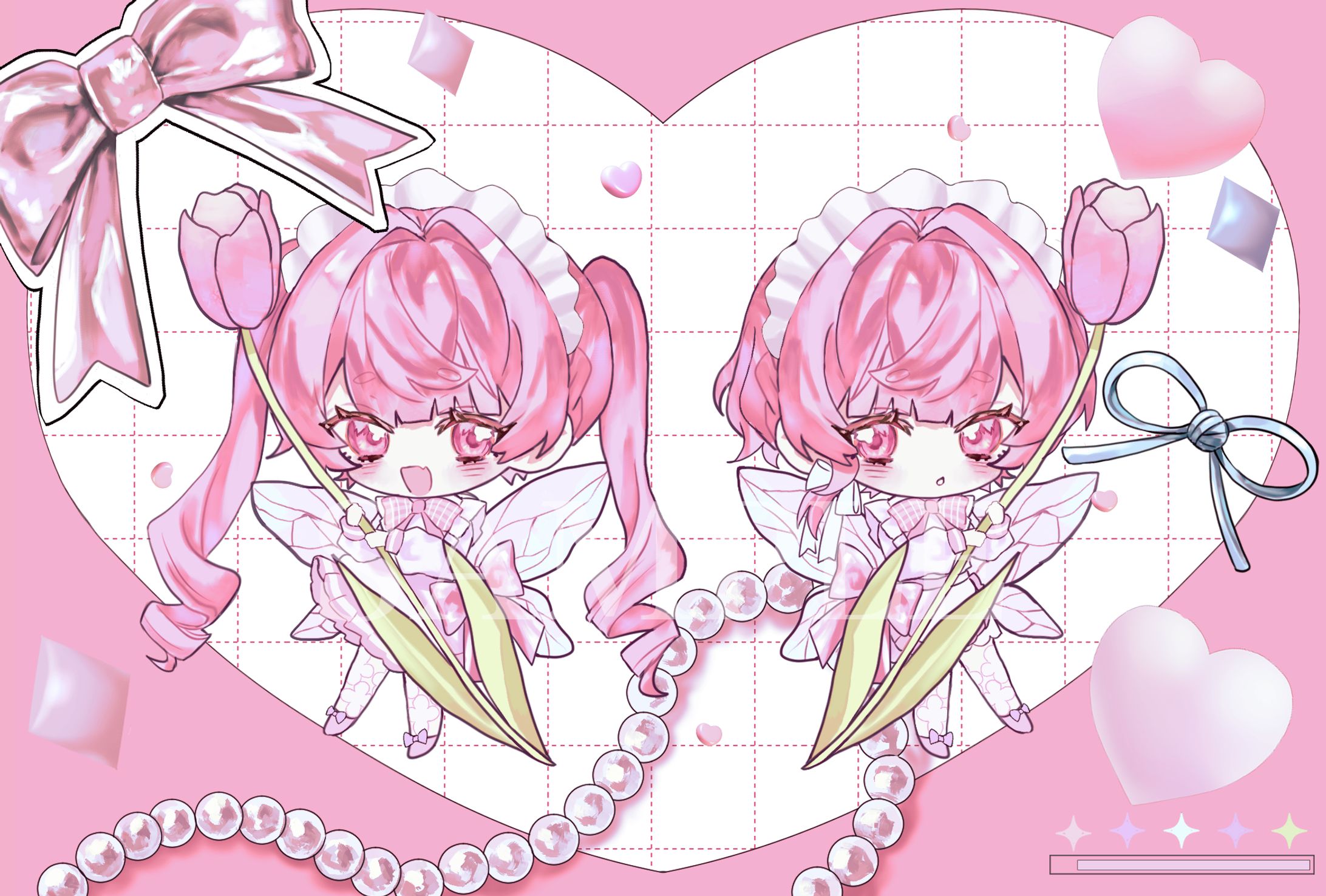 SDイラスト 創作② ポストカード-1