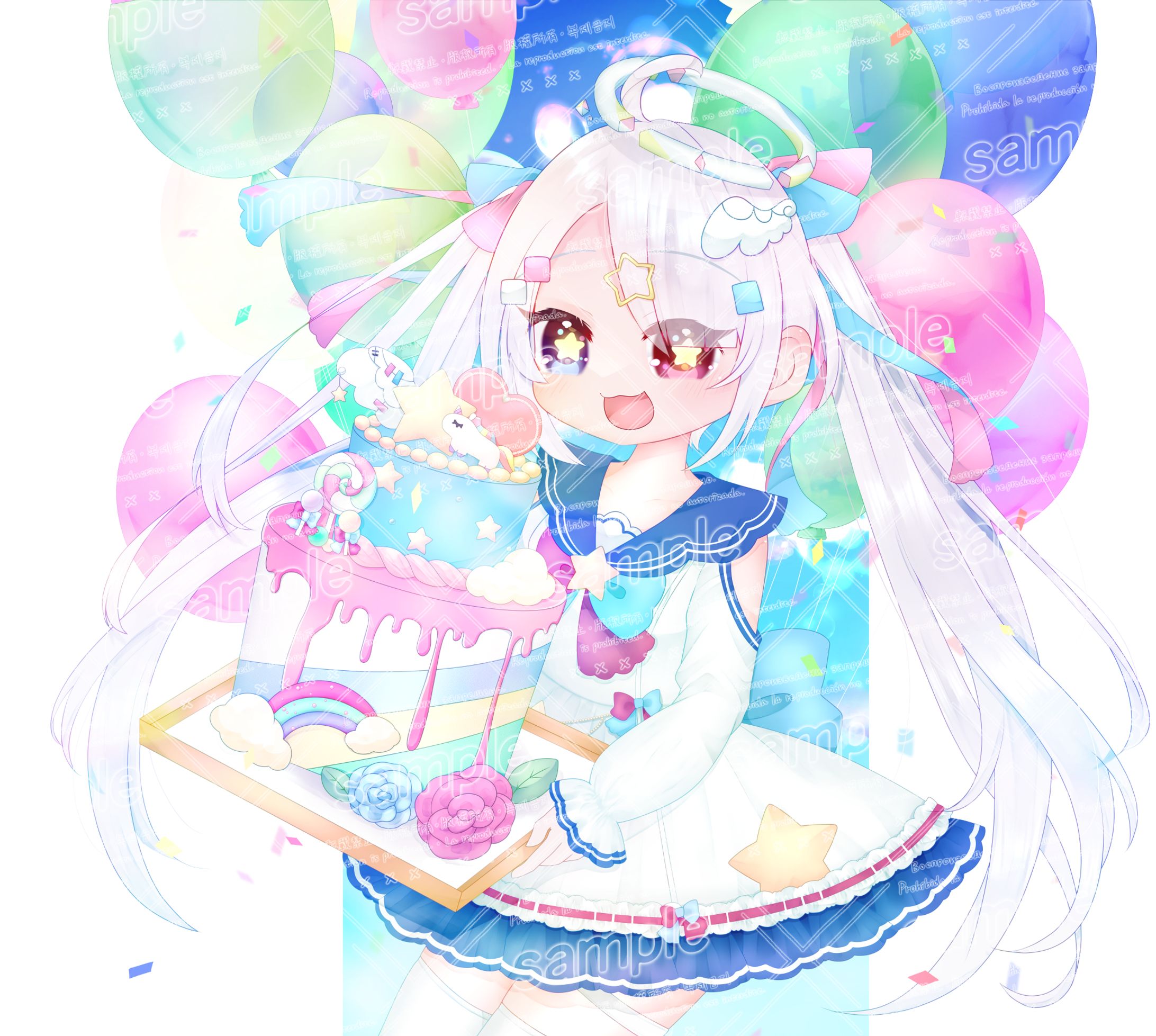 2024年繋柚葉さまお誕生日イラスト-1