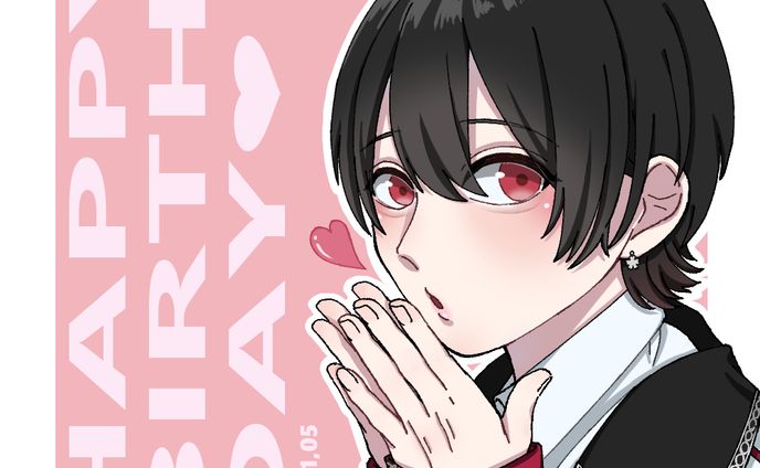 さくらくん。誕生日イラスト1