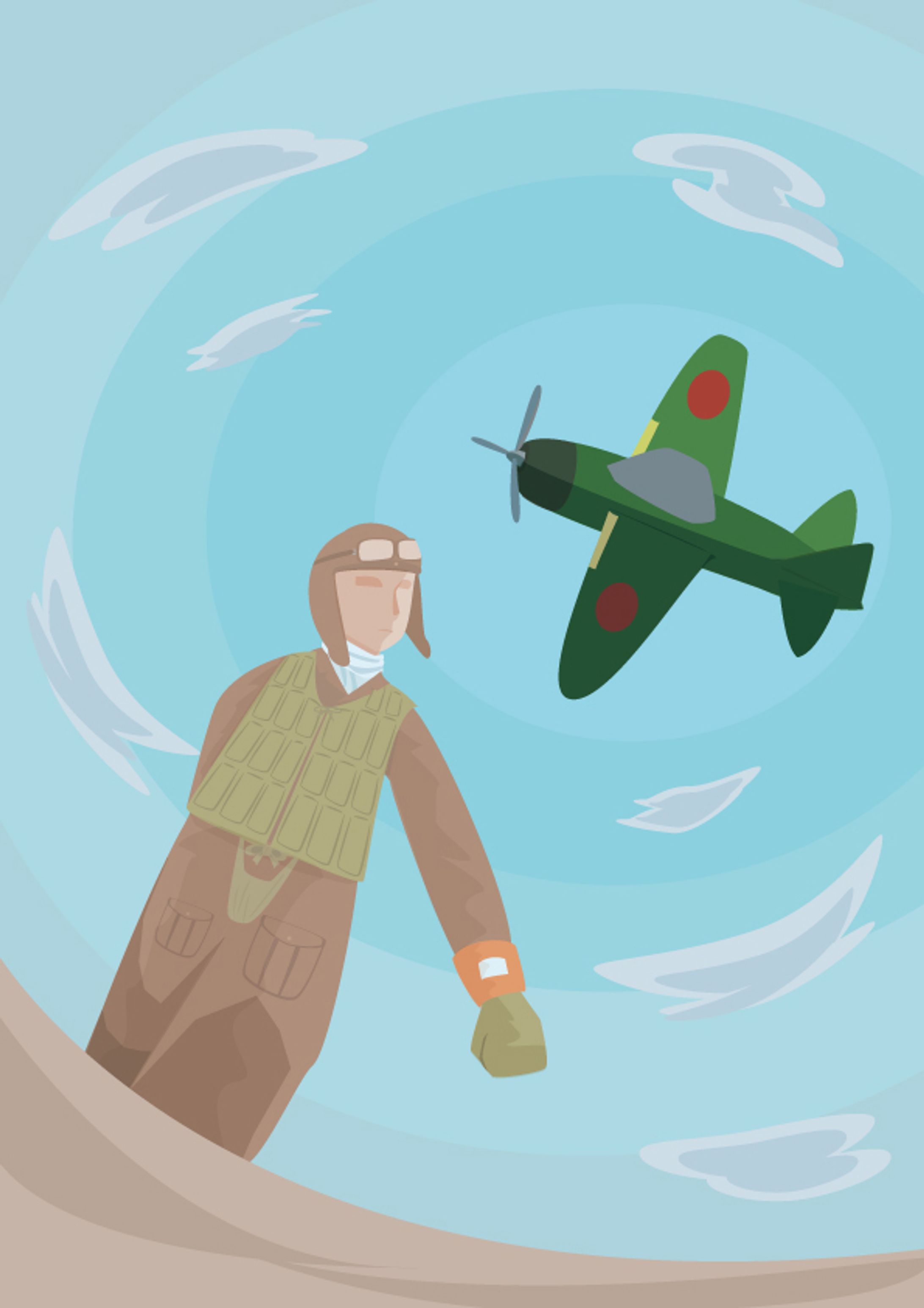 戦記表紙風のイラスト-1