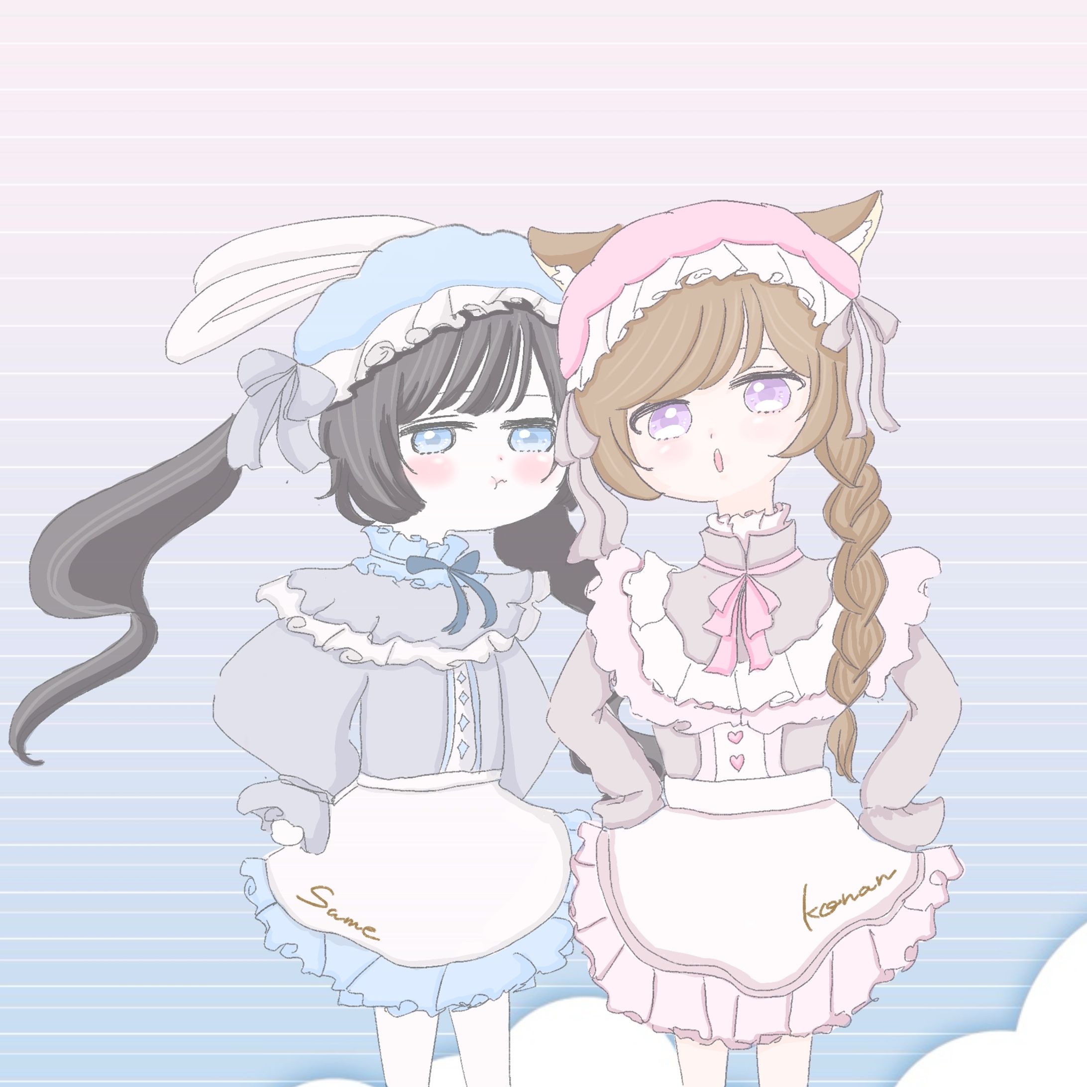 歌ってみた用イラスト作成-1