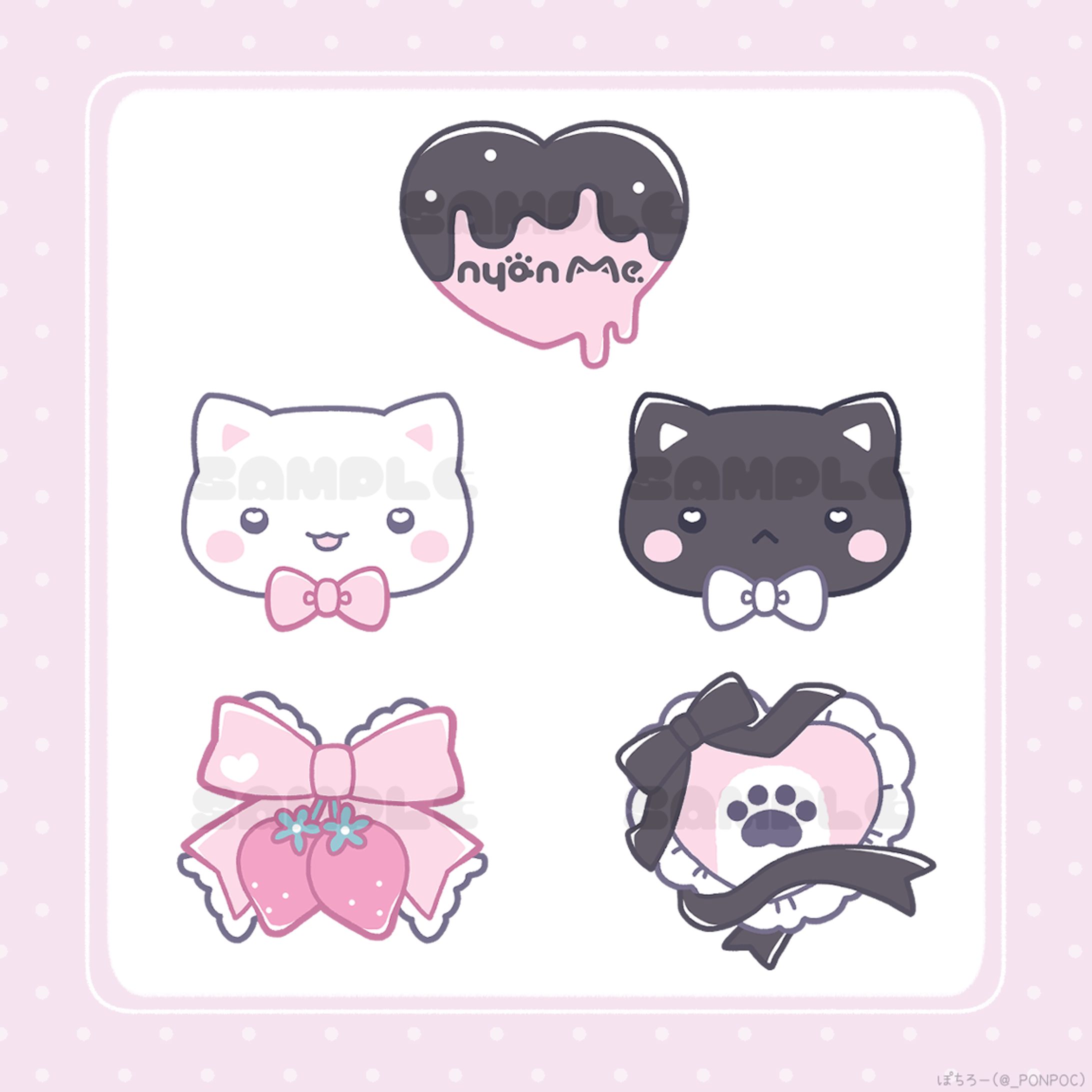 【お仕事】nyan Me グッズイラスト-1