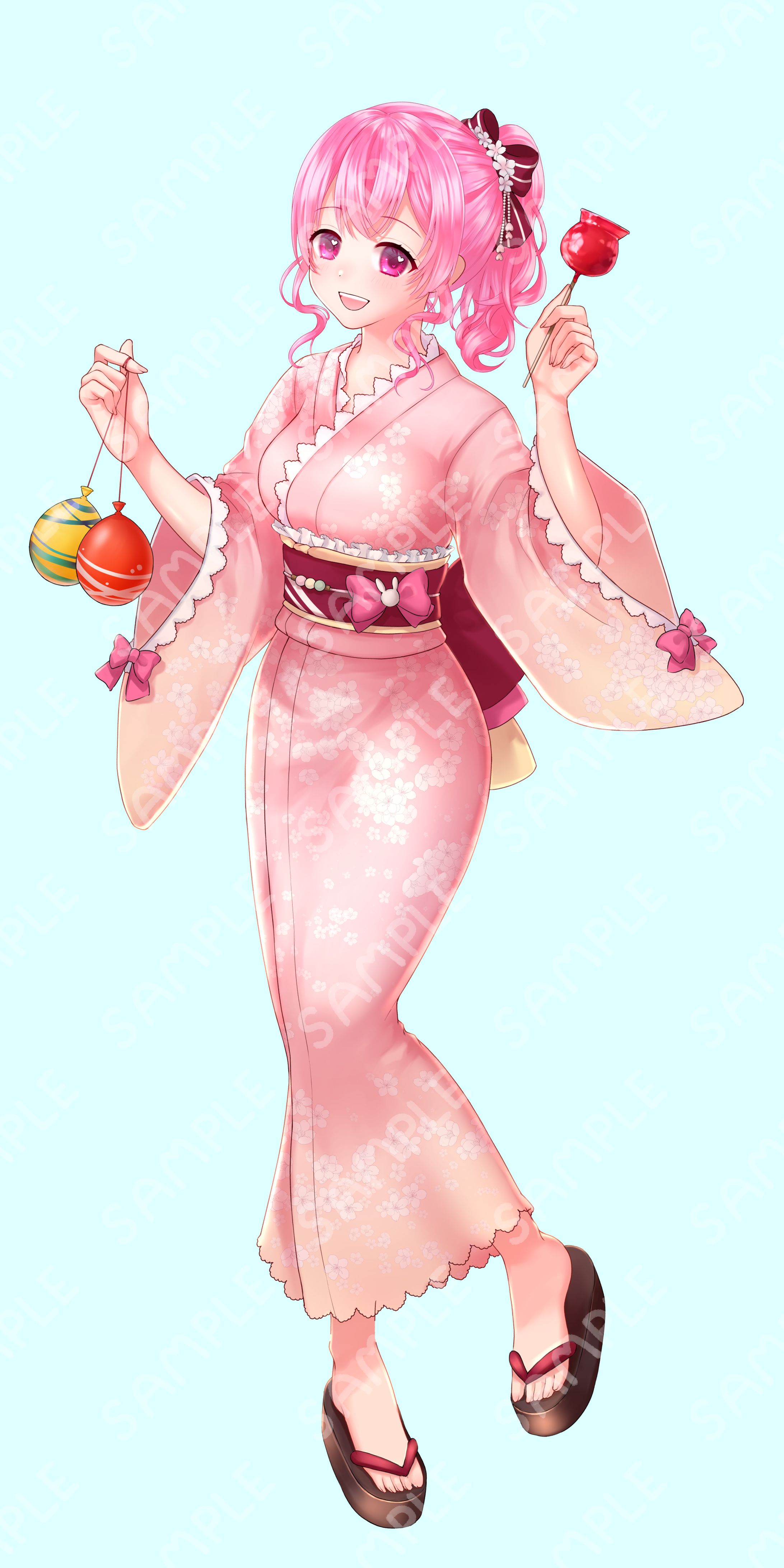 Vライバー姫野美桜様 浴衣衣装-1