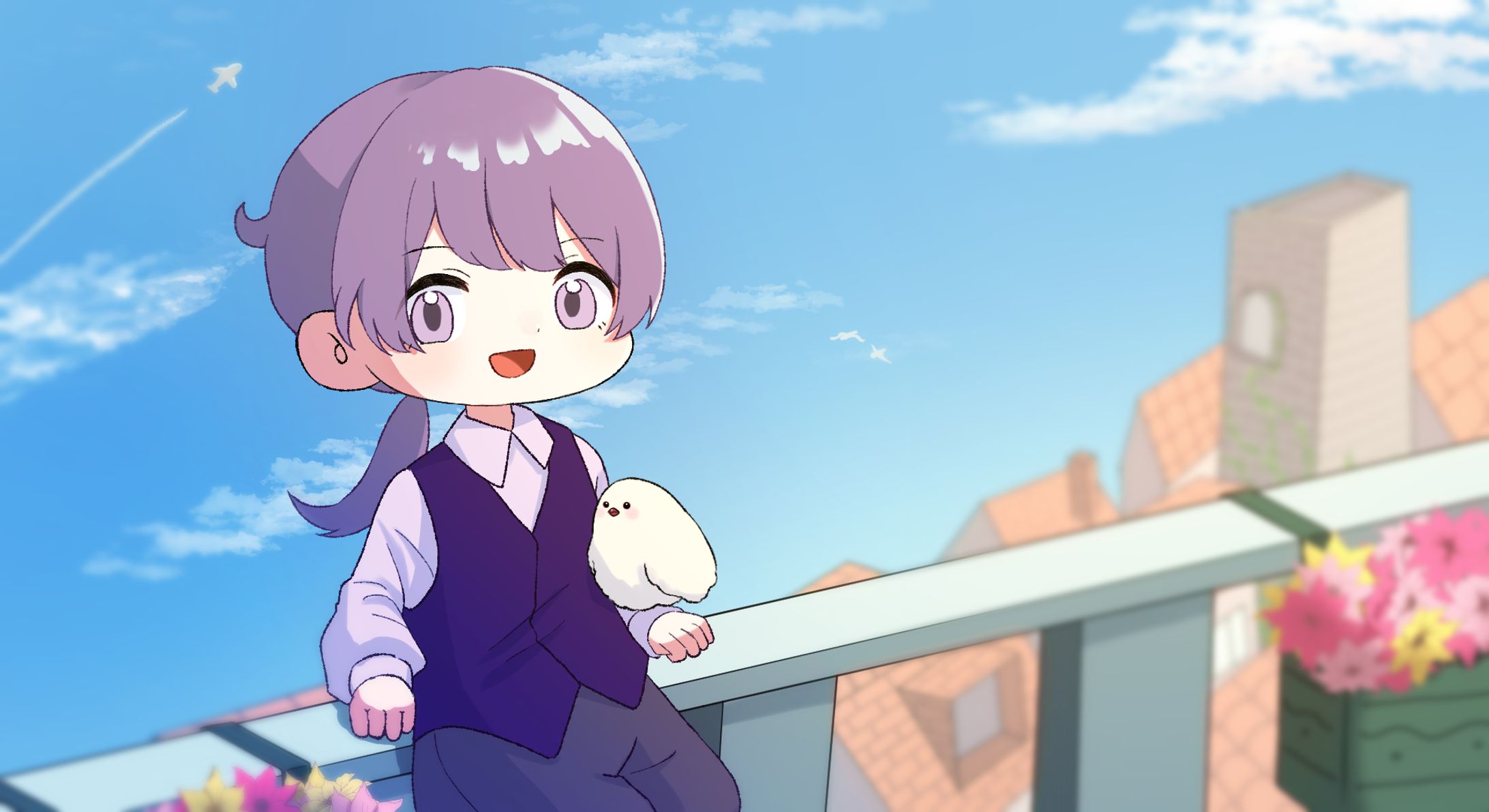 夜雀うめ ホームページイラスト-1