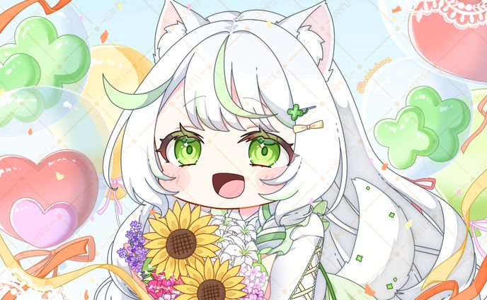土萌はのん様お誕生日SDイラスト【簡易】