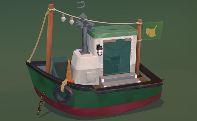 あつまれどうぶつの森 つねきち船