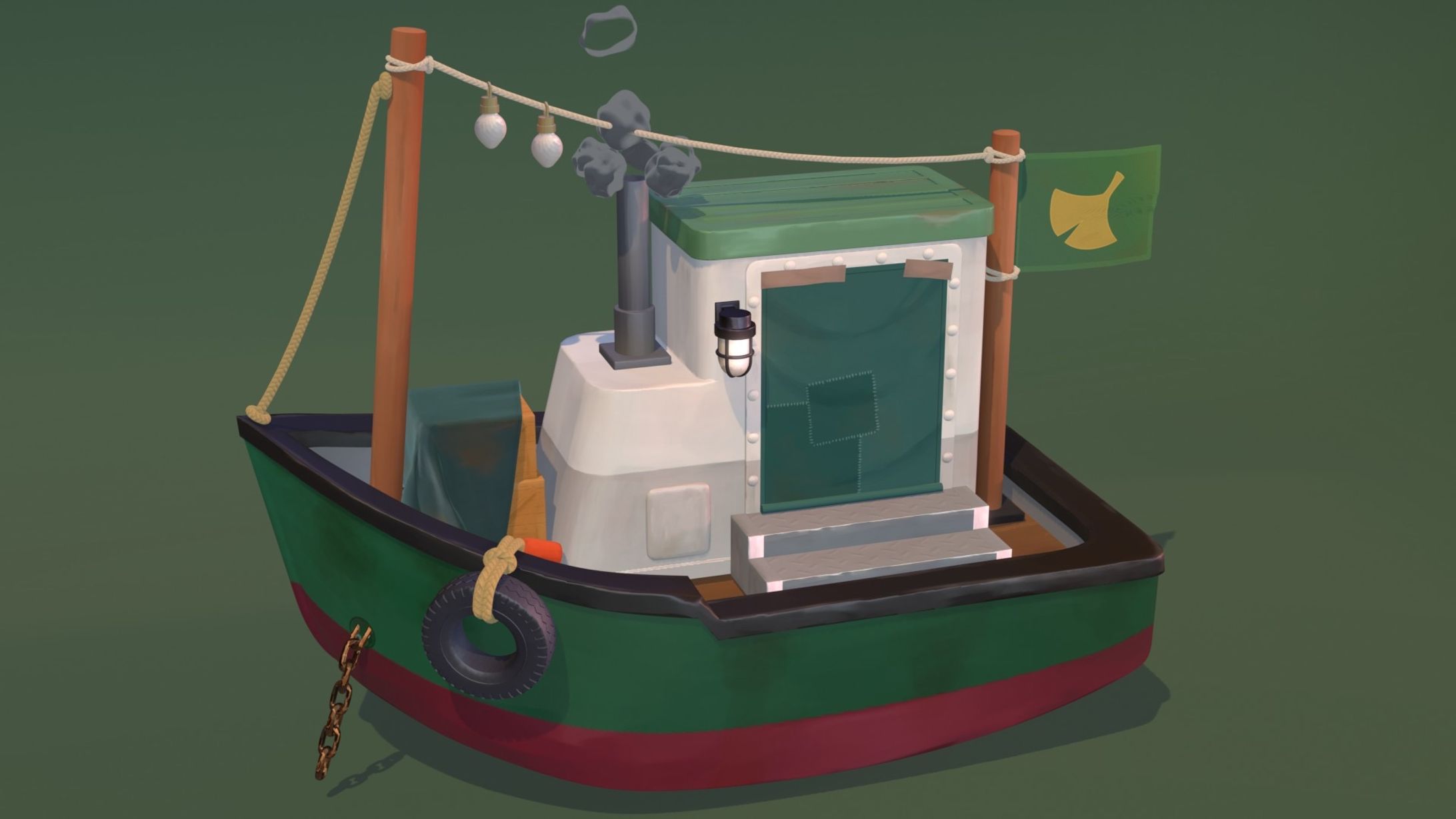 あつまれどうぶつの森 つねきち船-1