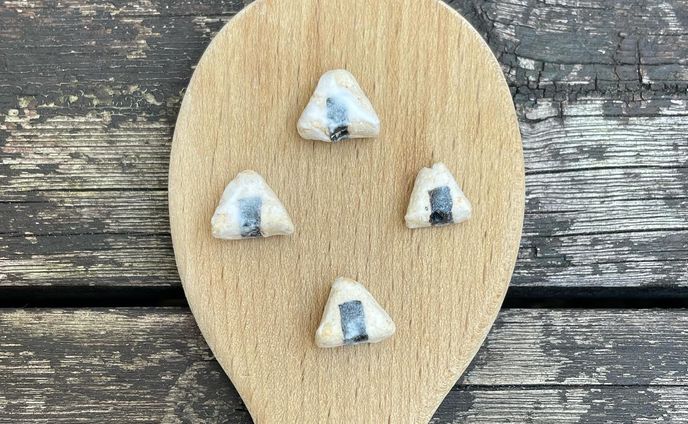 陶器おにぎりアクセサリーパーツ