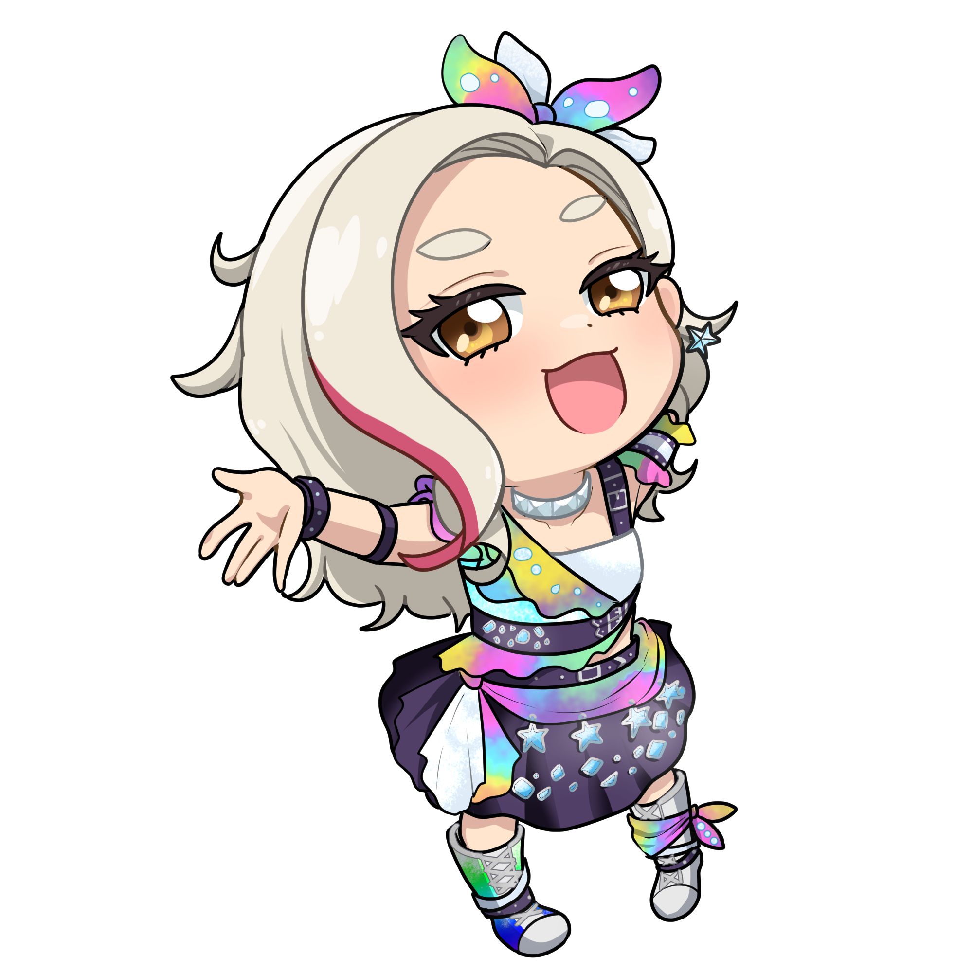 アイカツ! 黒沢凛 アニONカフェ 缶バッジ Amazon.co.jp: アイカツ