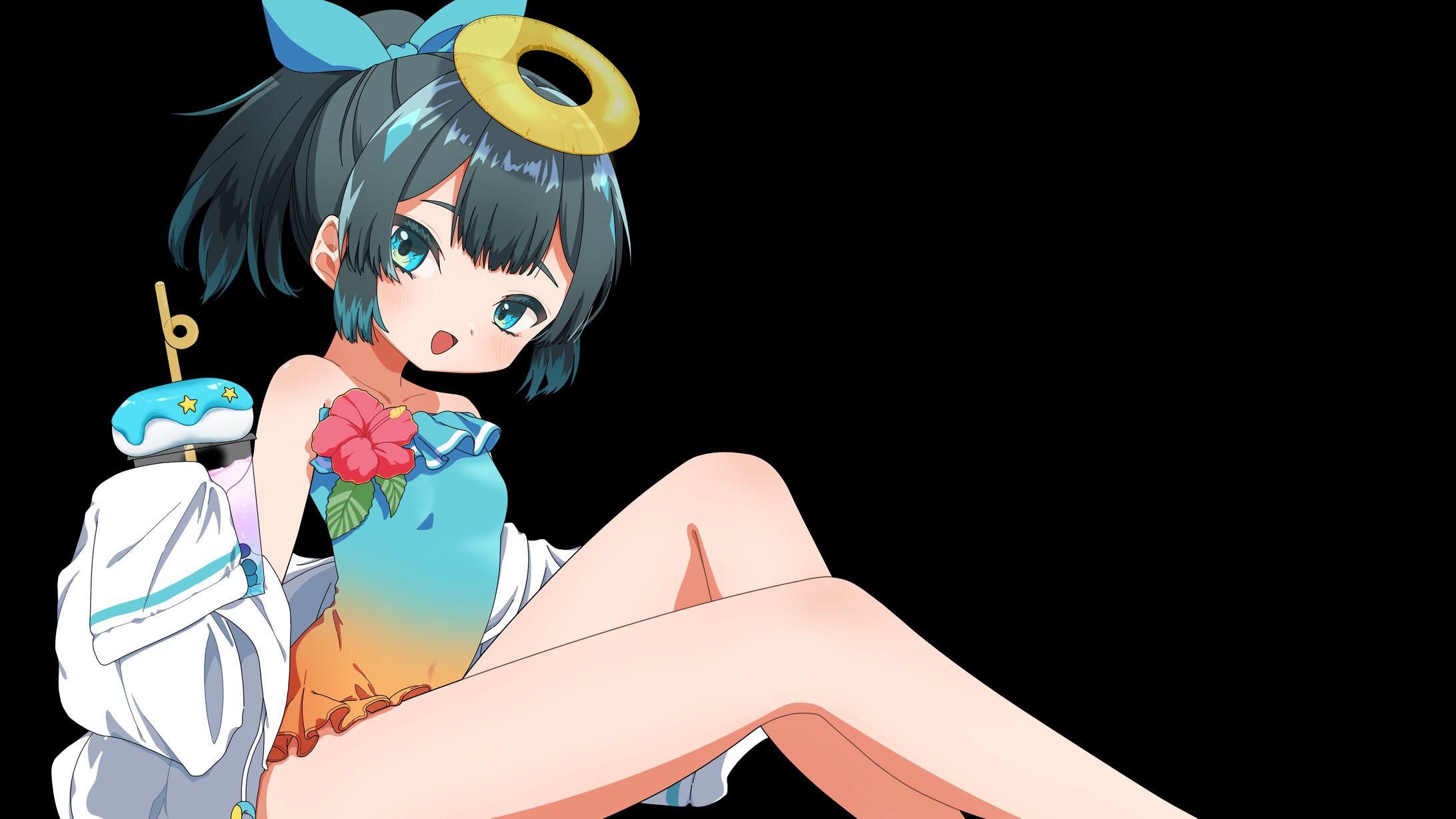 無常りんり　「Pon De Beach」歌ってみたイラスト-1