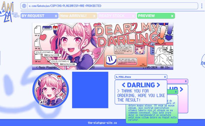 LAYOUT TEMPLATE, DARLING.