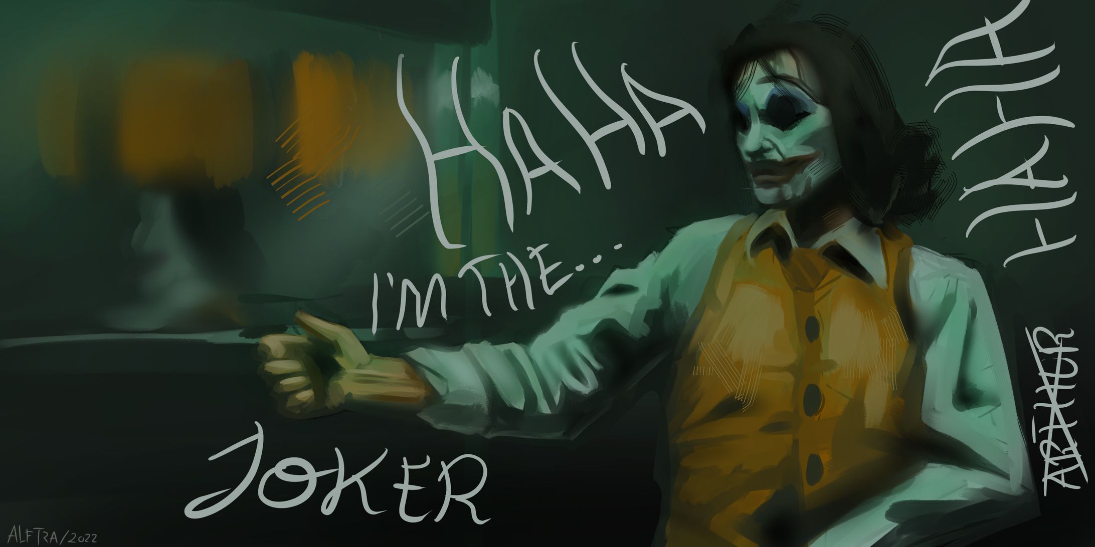JOKER Painting Study on Colors-1