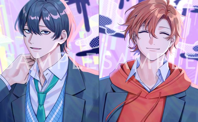 【work】ブロマイド イラスト
