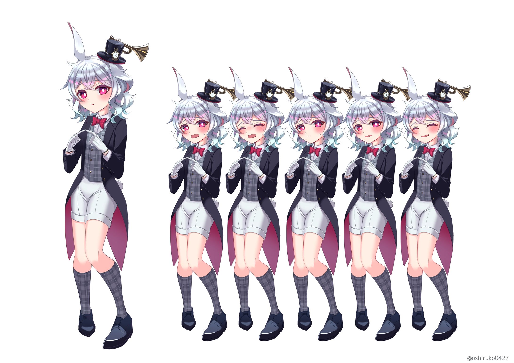 オリジナルキャラクター　白うさぎちゃん-1