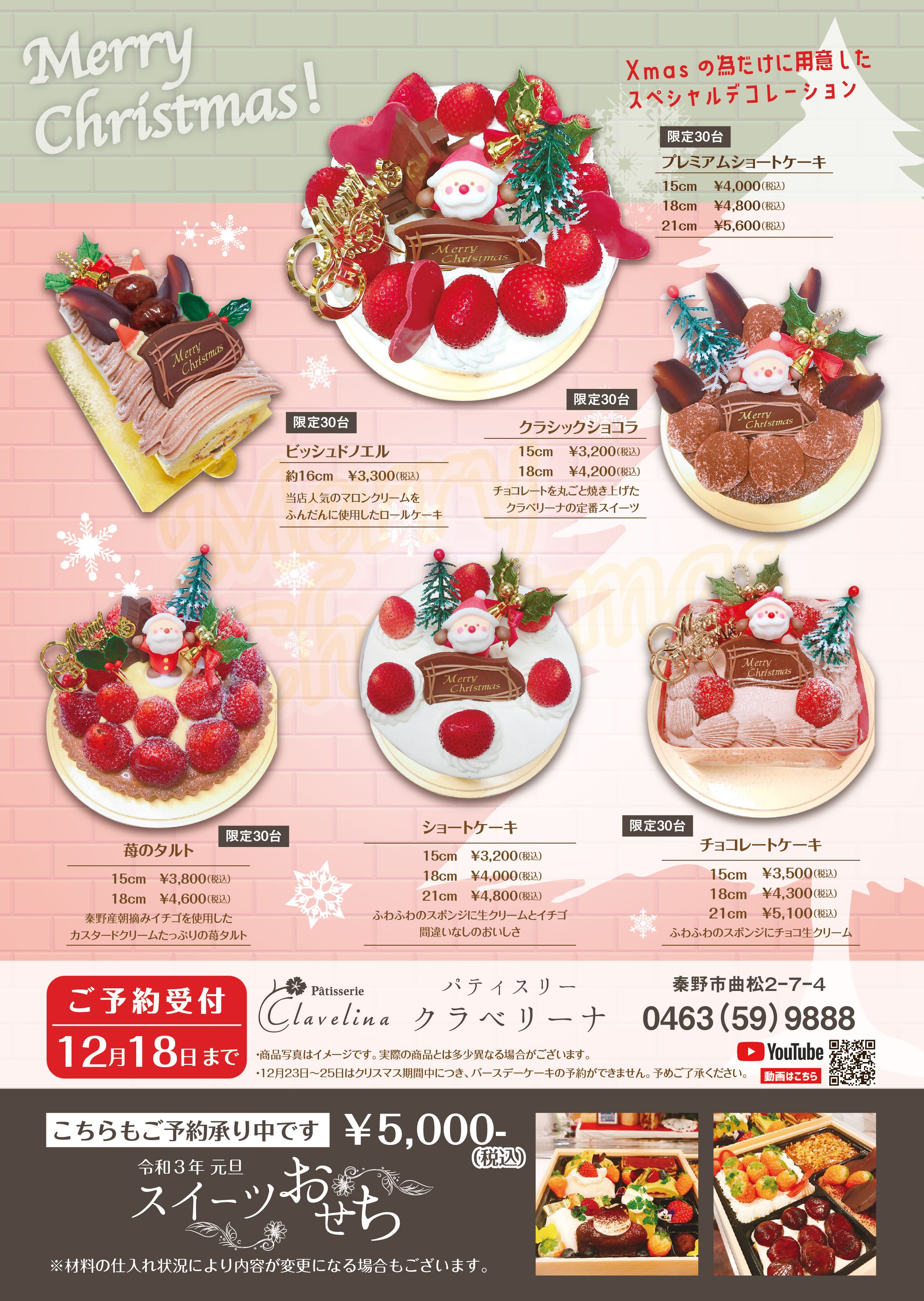 クリスマスケーキ用フライヤー-1