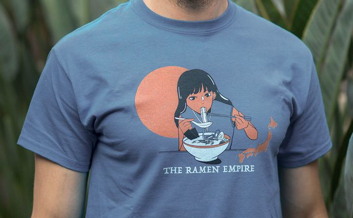 2020.8 LAU ZOO『The Ramen Empire』Tシャツイラスト制作
