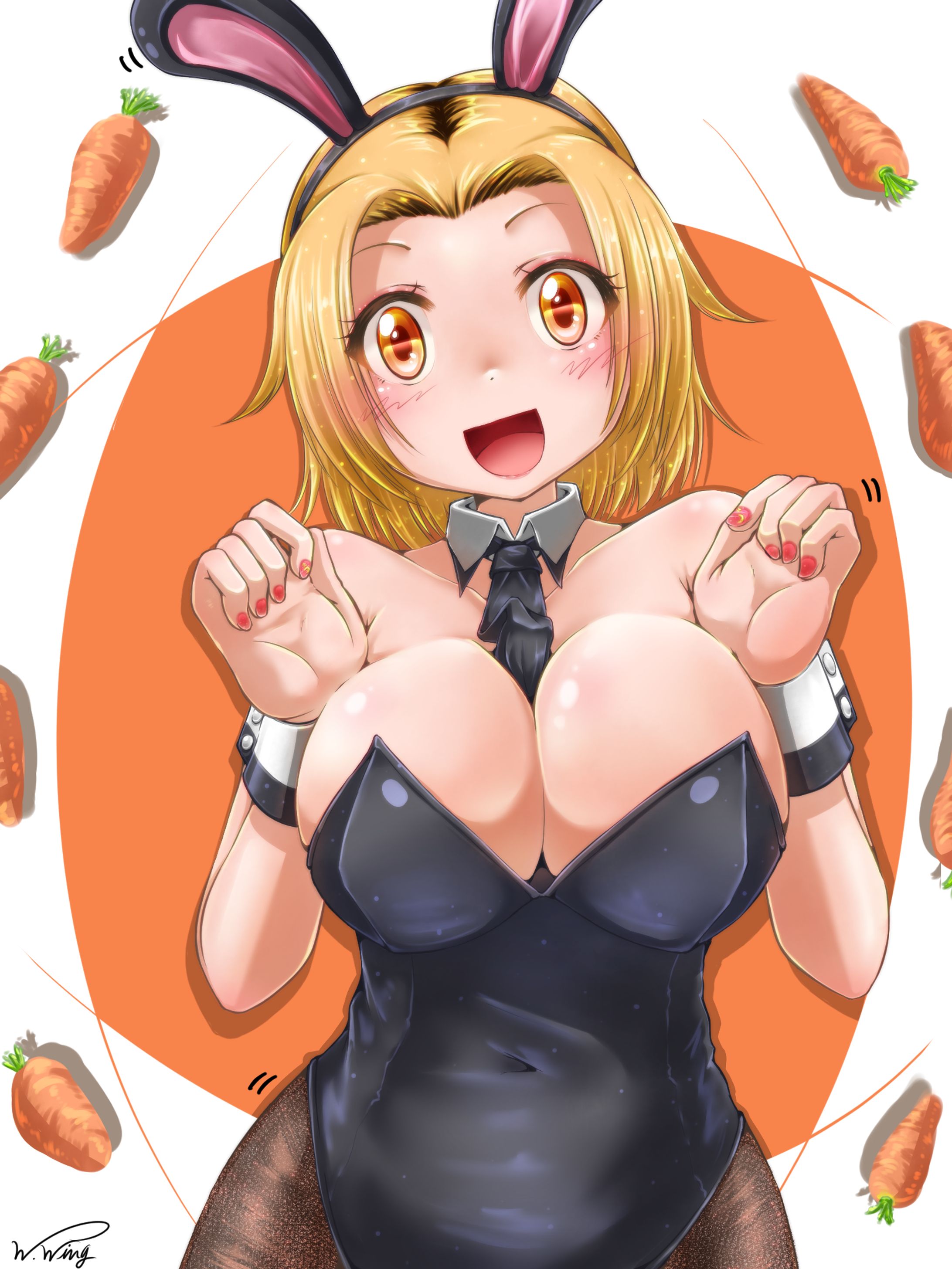 金髪爆バニーさん-1