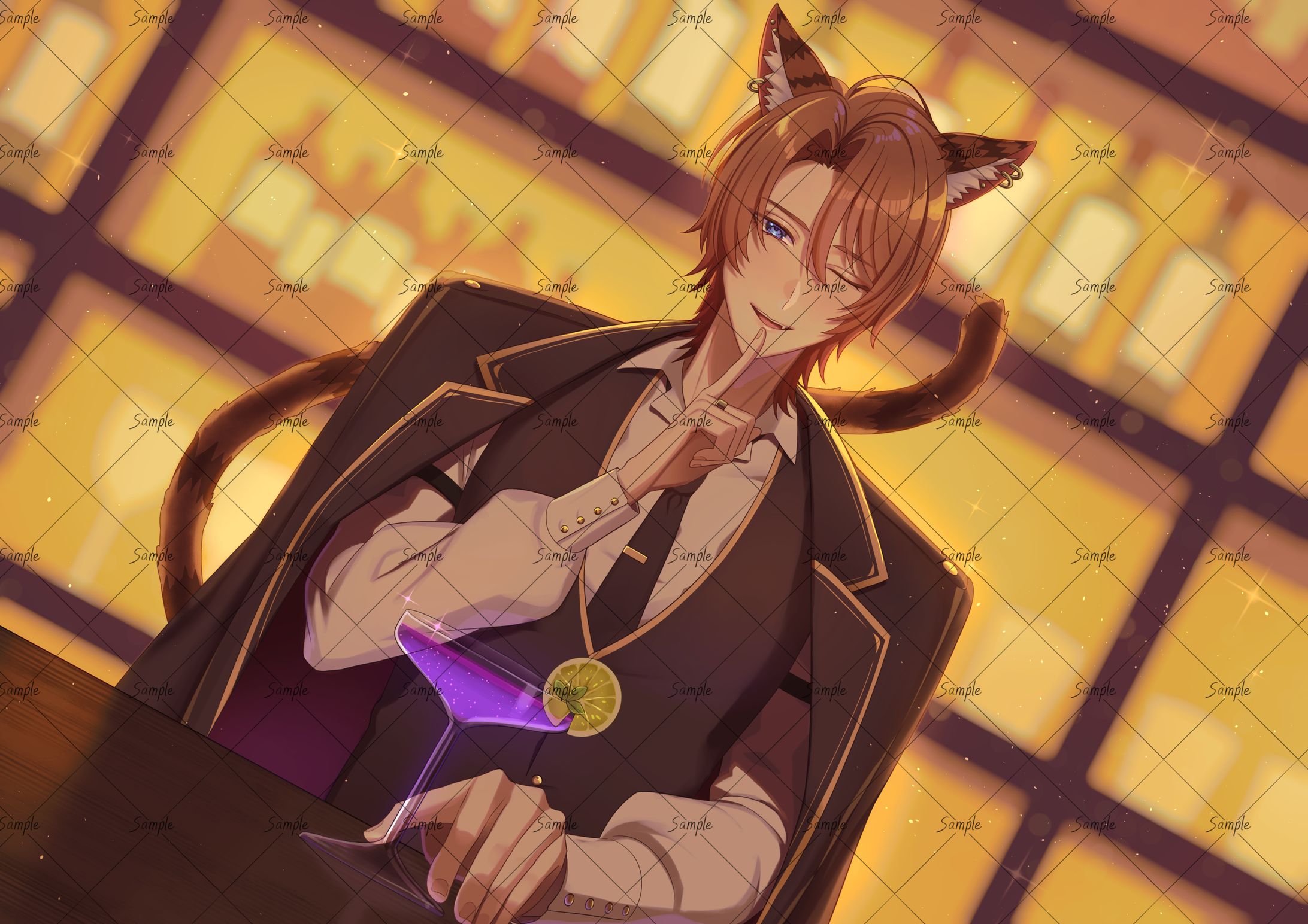 桃灯ぱや丸様1枚絵-1