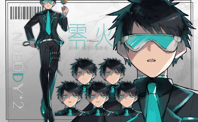近未来系・男性立ち絵