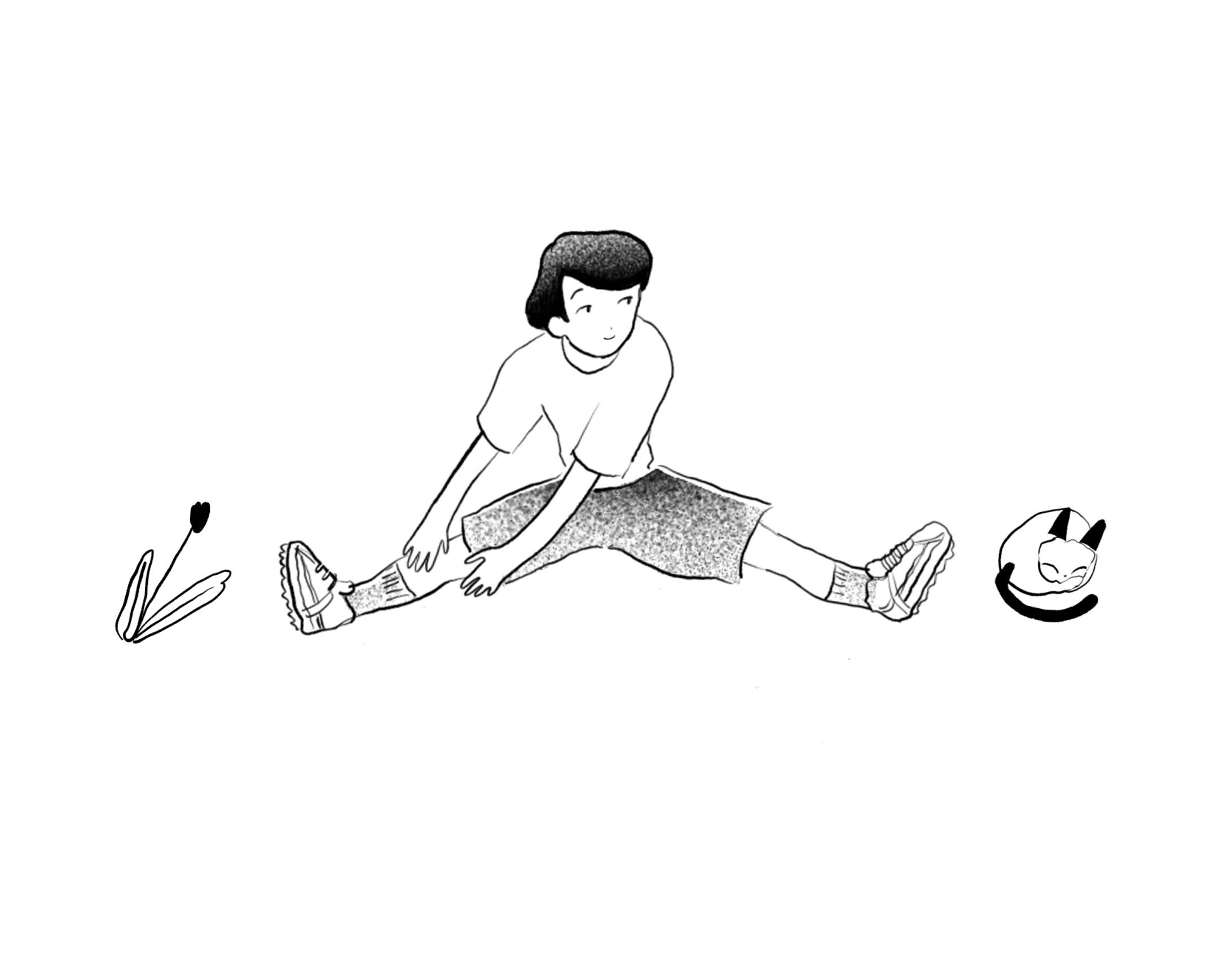 イラスト(白黒)-1