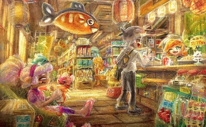まごころ込めて営業中、冬葉商店 (創作)