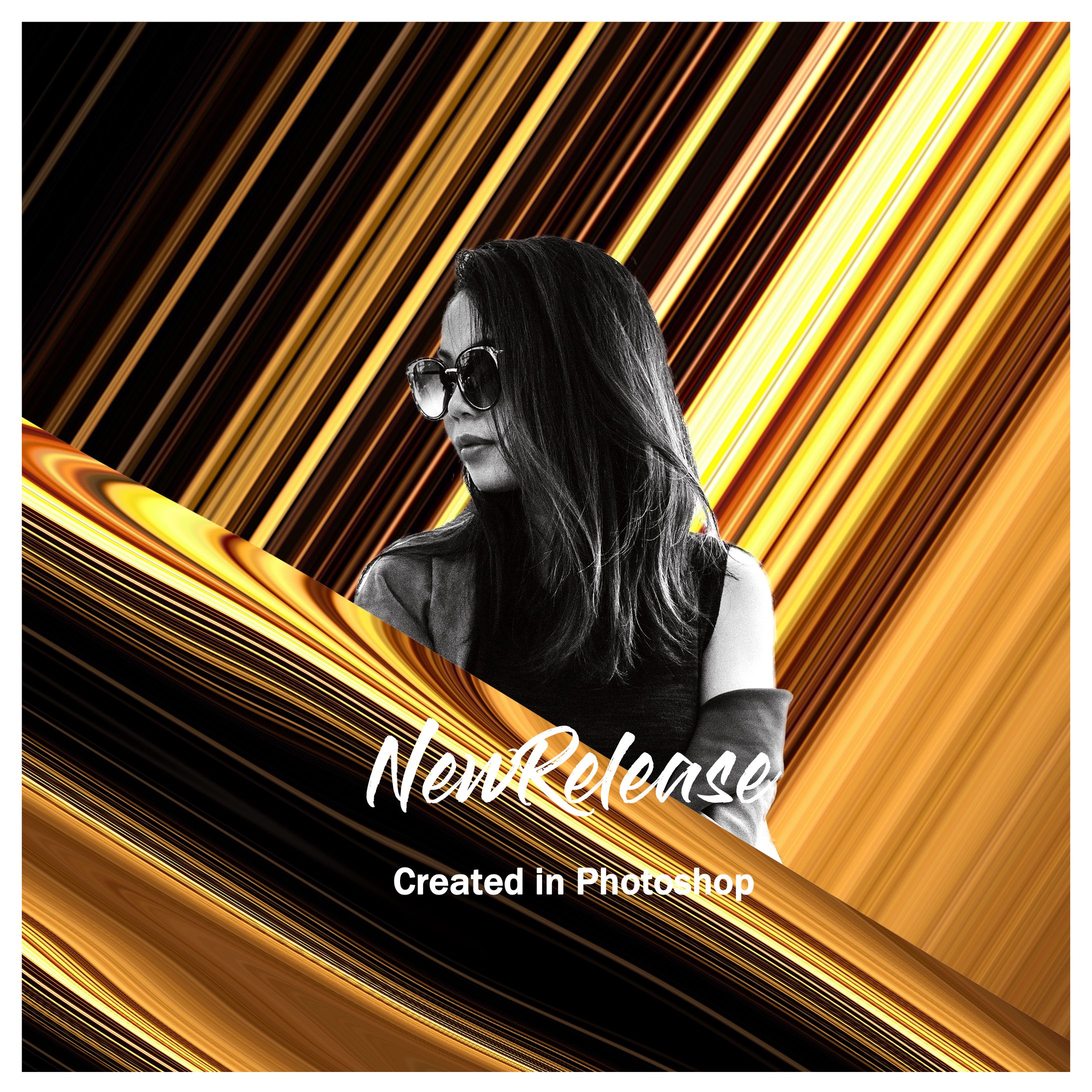 CDジャケット風の画像を作成-1