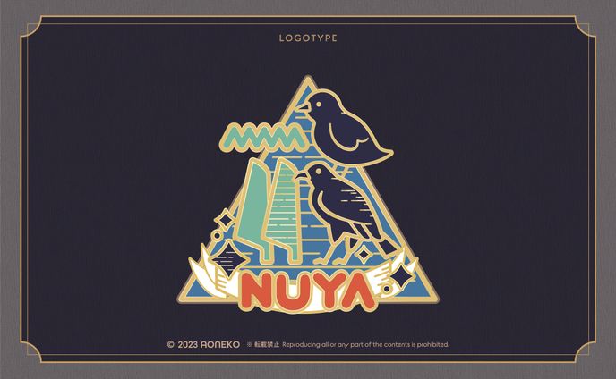 NUYA様　ロゴ・オーバーレイ