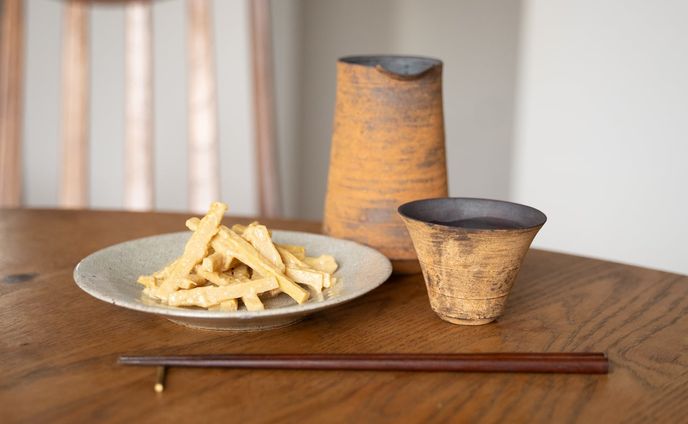 商品開発 | 球磨焼酎に合う多良木メンマ　辛子味噌味/白味噌ジェノベーゼ味