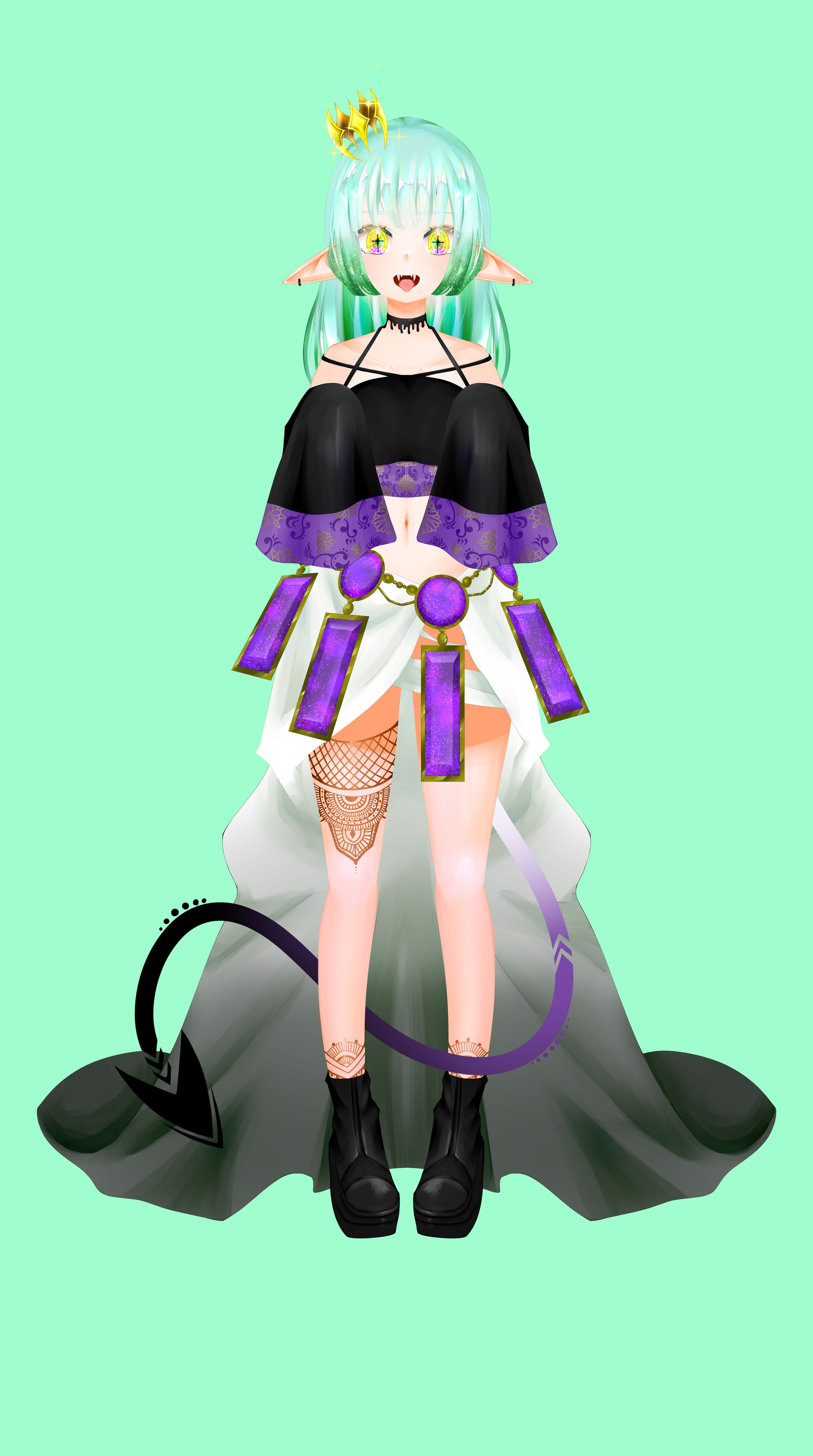 Girl/V Model-1