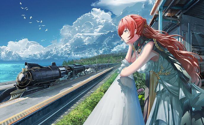 崩壊スターレール　広告イラスト