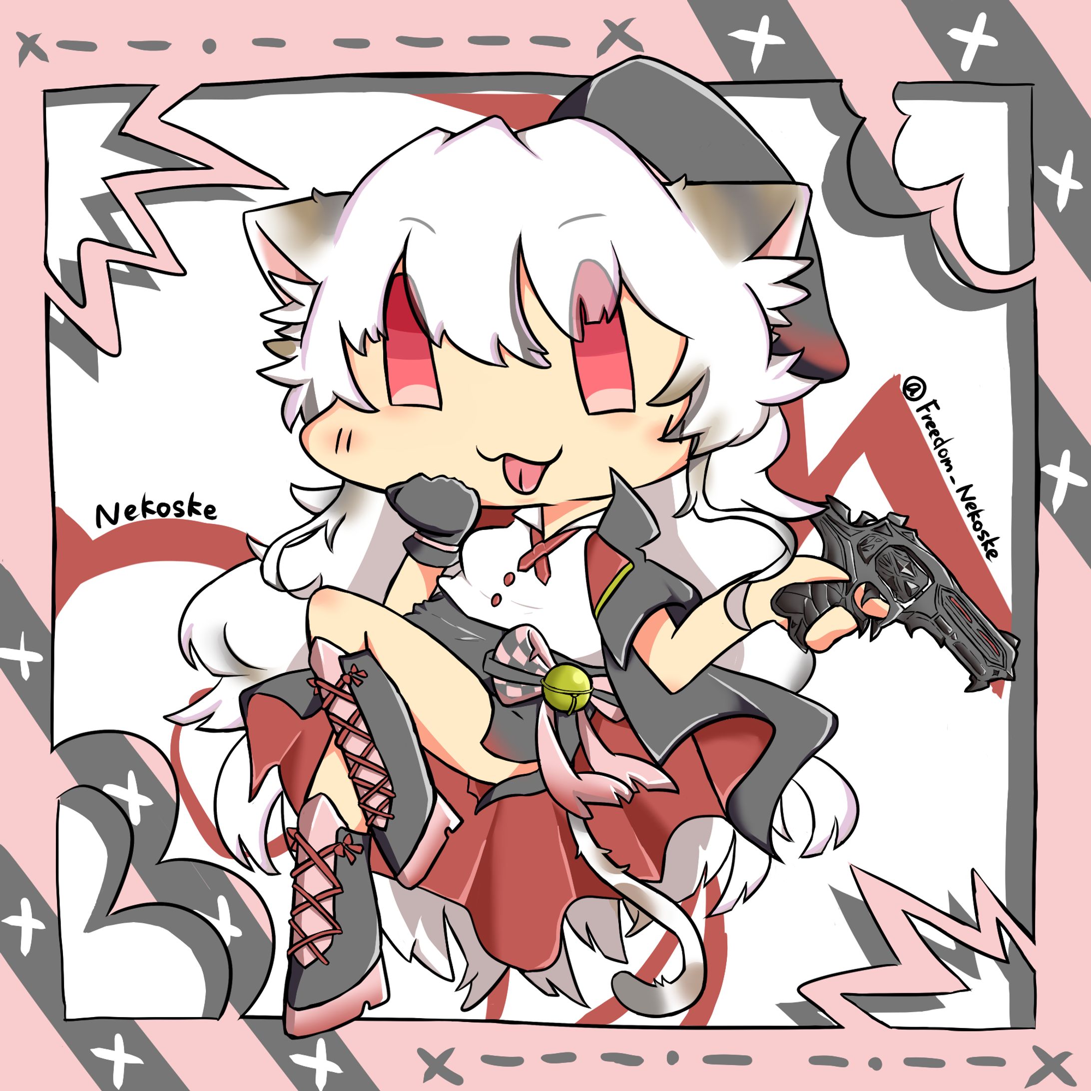 三毛猫なお友達-1