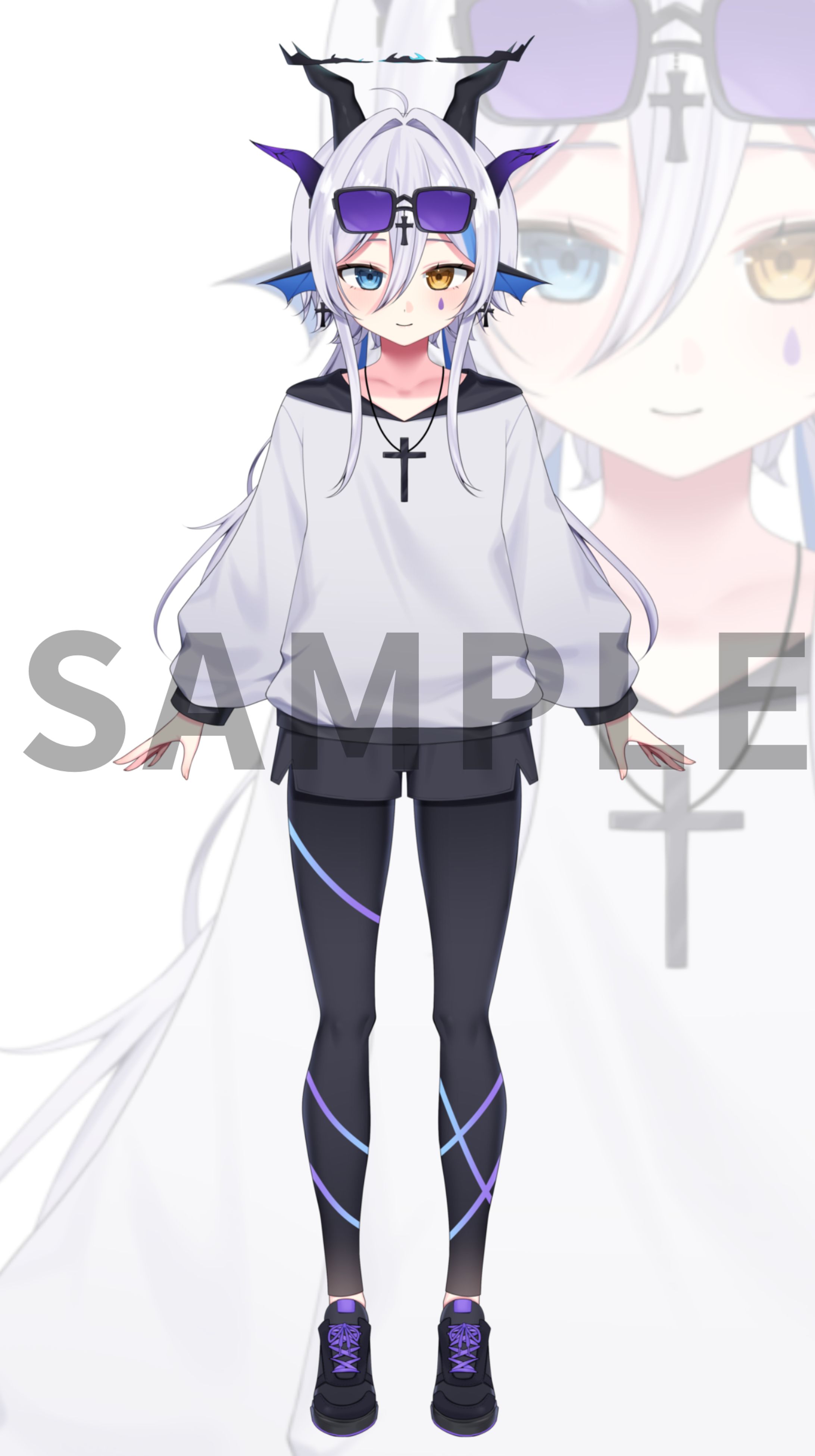 【ご依頼】雫空澪様 Live2D用パーツ分け立ち絵-1