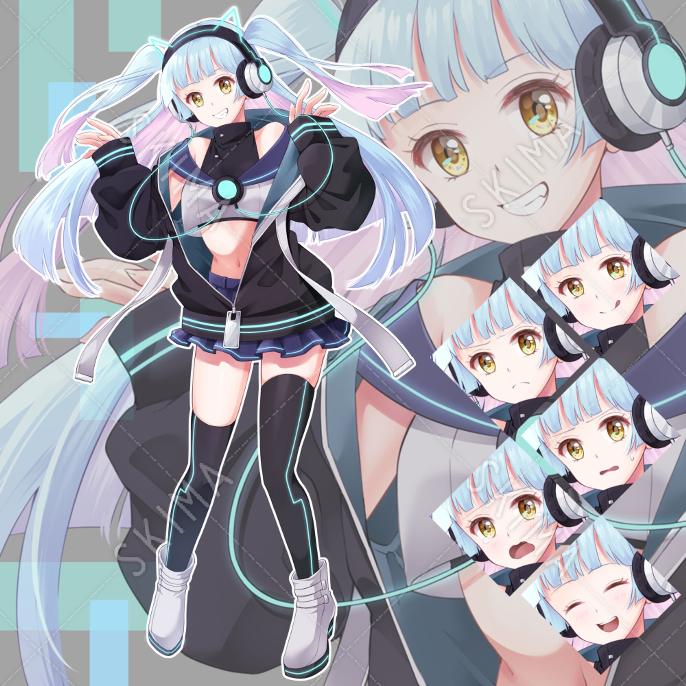 【SKIMA】サイバー少女-1