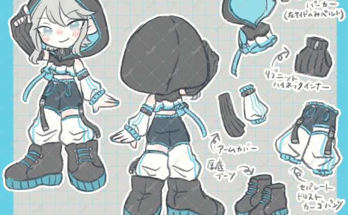 レガ様　簡易衣装デザインプラン