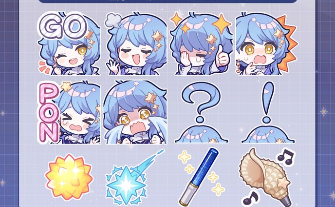 【Works】星見まどかメンバーシップスタンプ