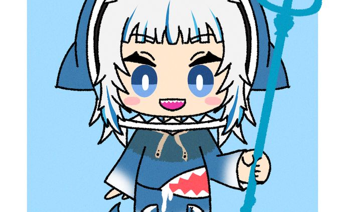 がうる・ぐら　デフォルメキャラクター