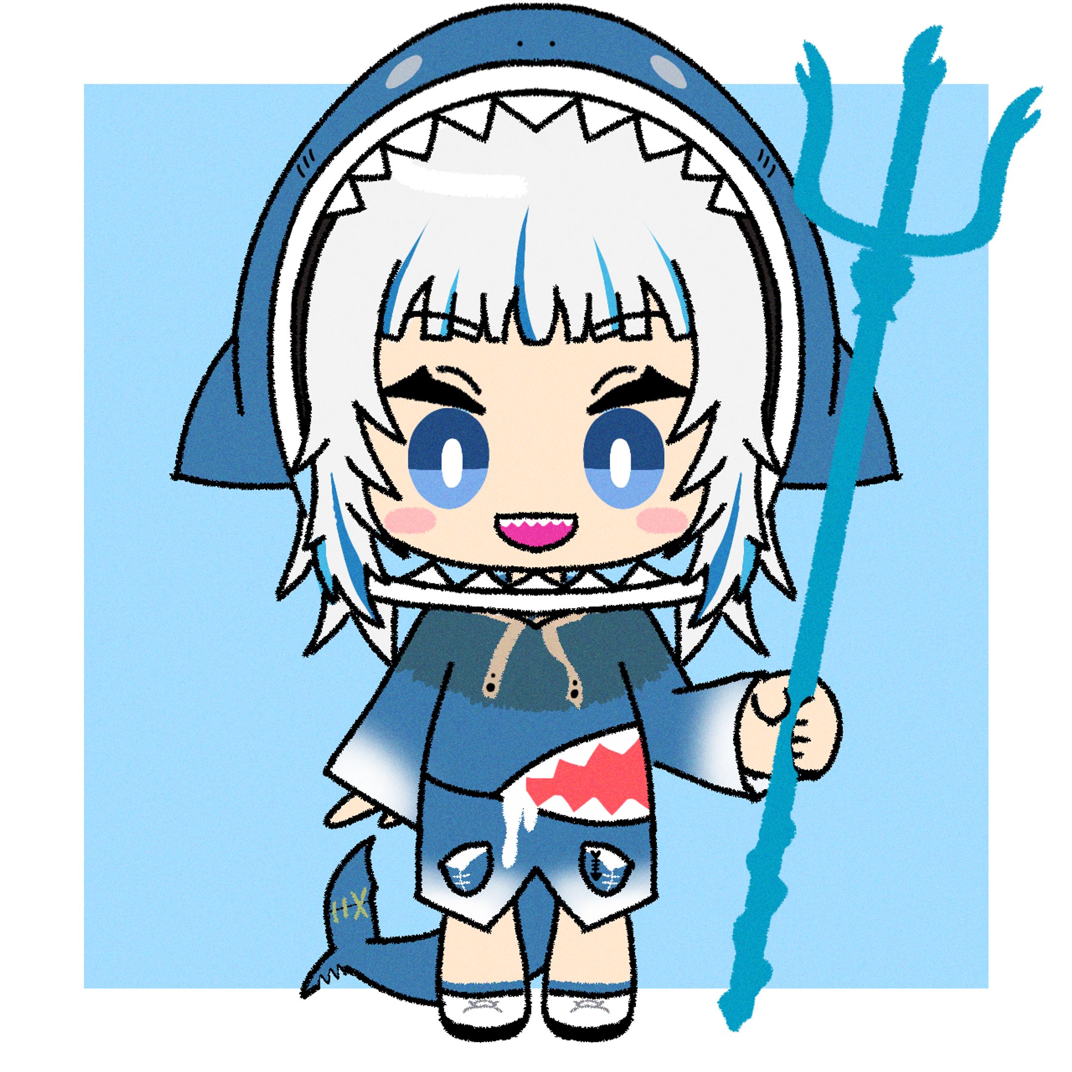 がうる・ぐら　デフォルメキャラクター-1